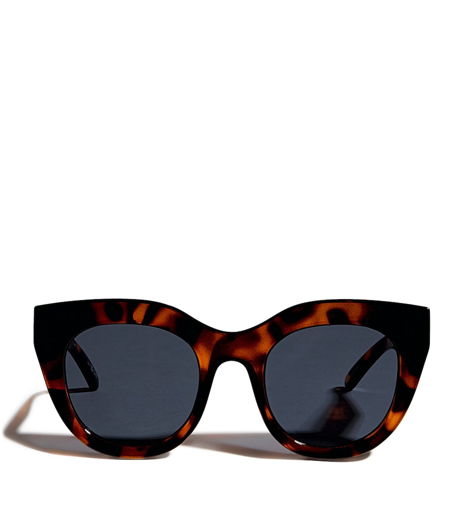 Le Specs Oversized Air Heart Sunglasses Tort Smoke Image 1