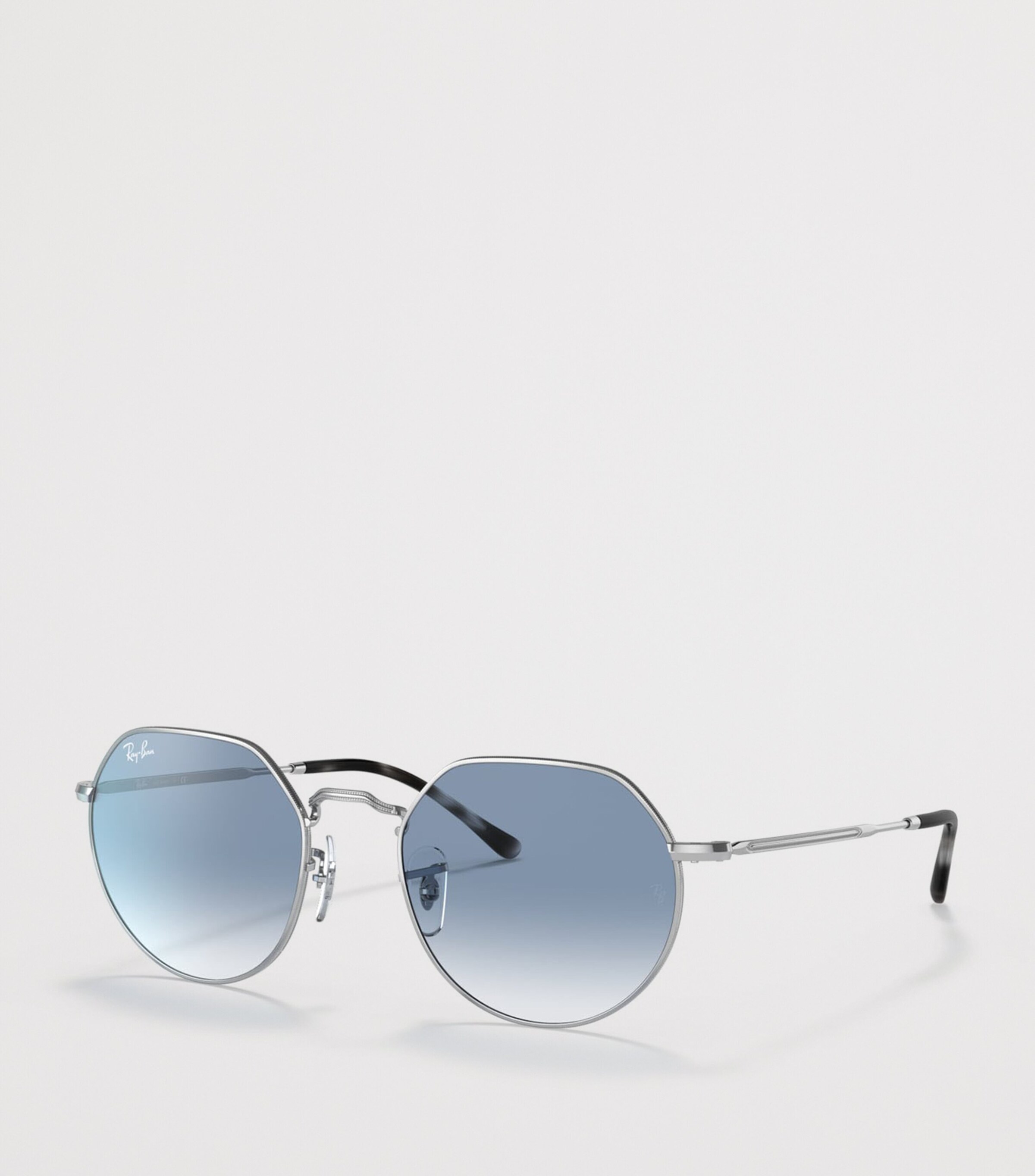 Ray-Ban Metal Jack Round Sunglasses Silver Image 2