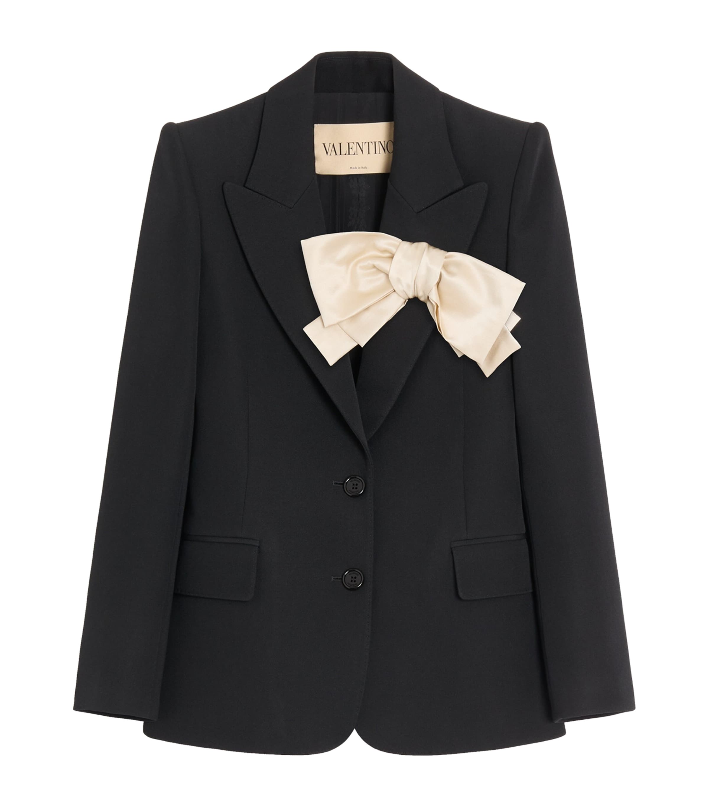 Virgin Wool-Silk Blazer 0NA Image 1