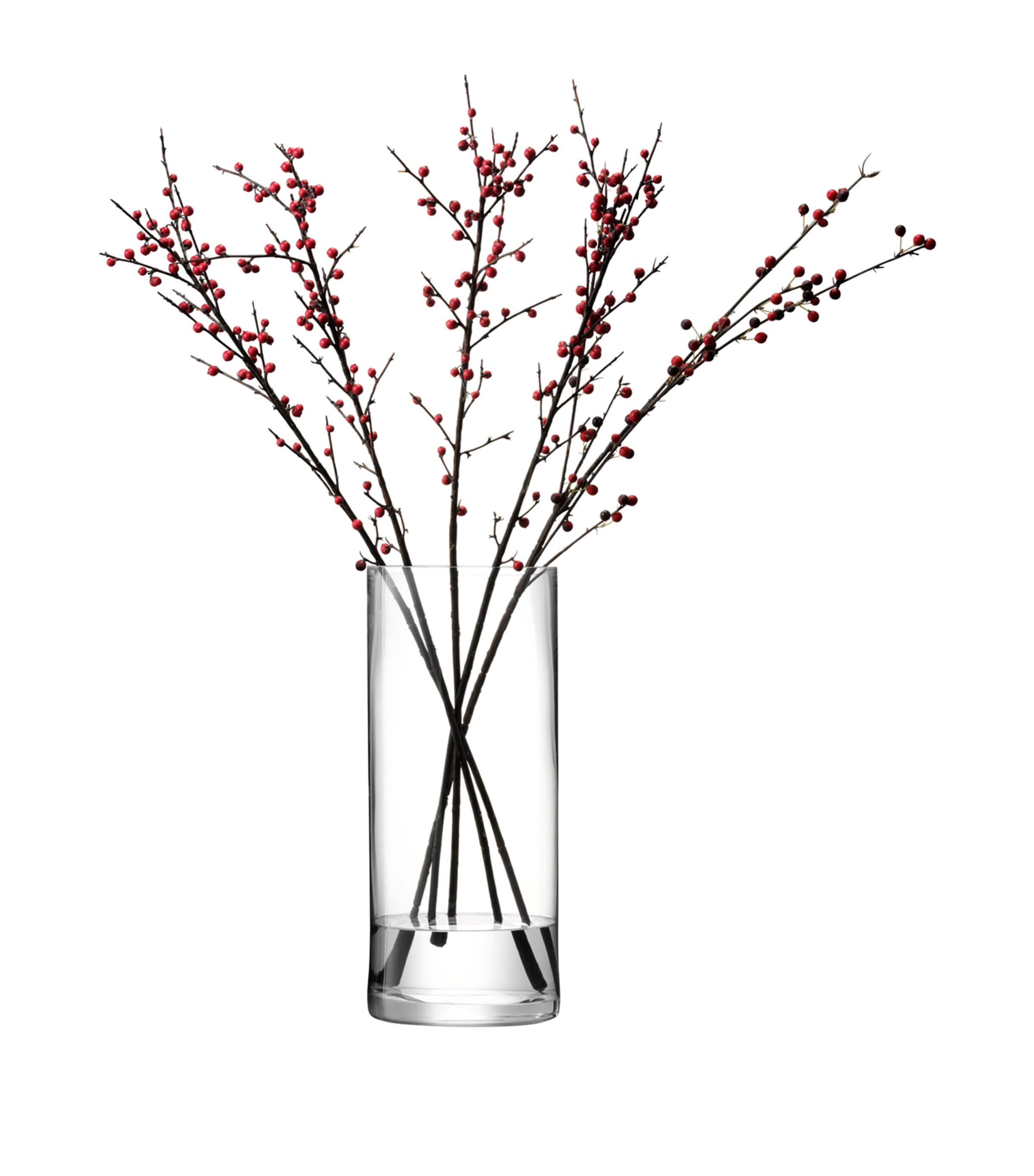 Tall Glass Column Vase (42cm) CLEAR Image 3