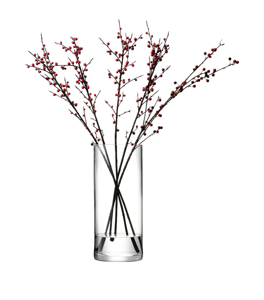 Tall Glass Column Vase (42cm) CLEAR Image 3