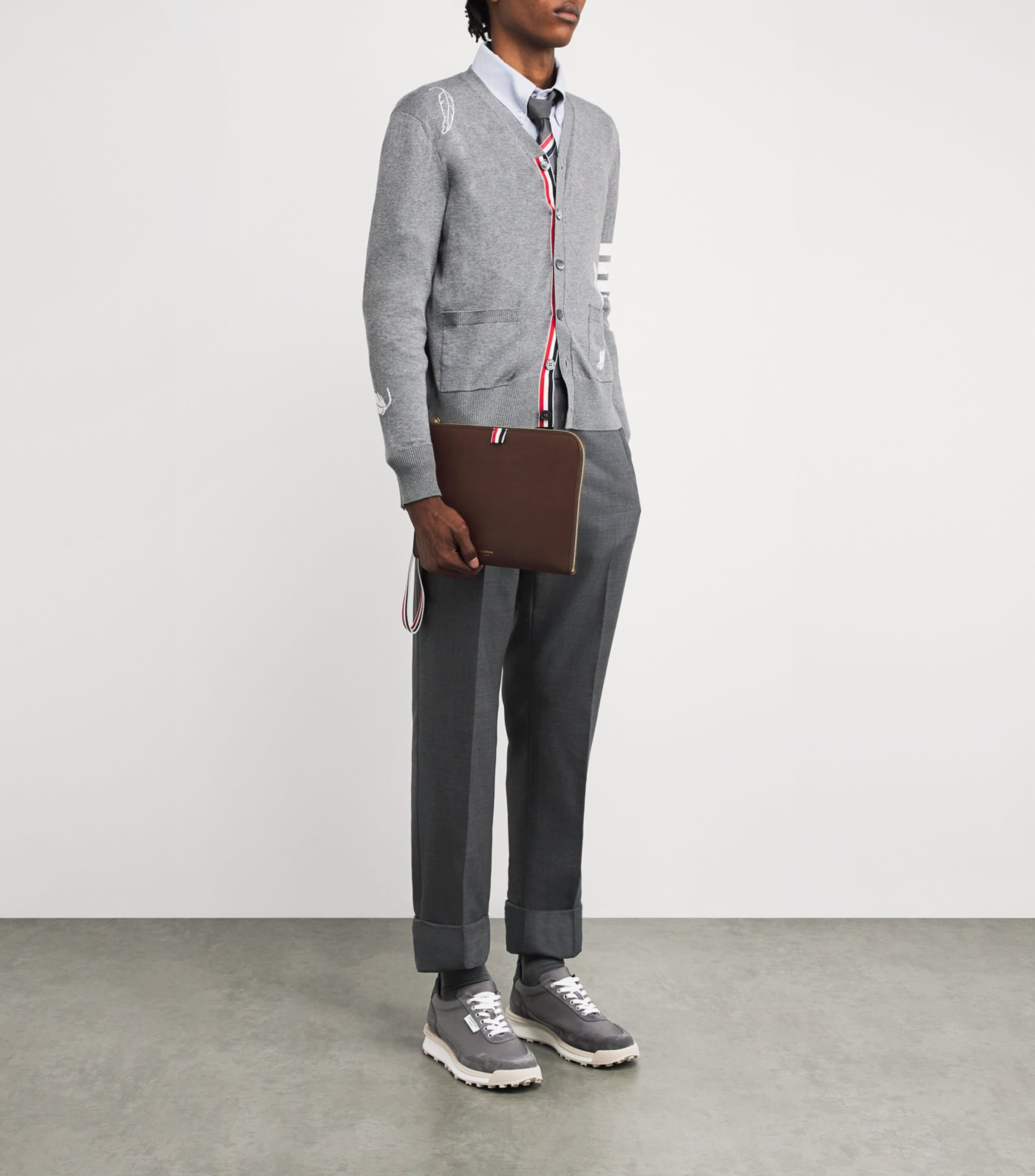 Tech Nylon Alumni Sneakers MED GREY Image 6