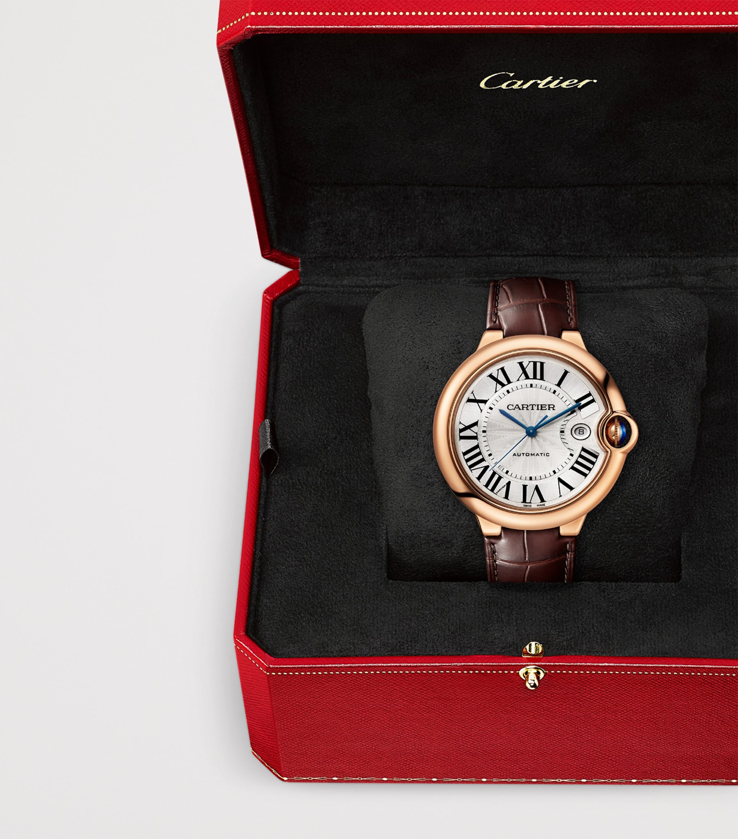 Rose Gold Ballon Bleu de Cartier Watch 42mm ROSE GOLD Image 4