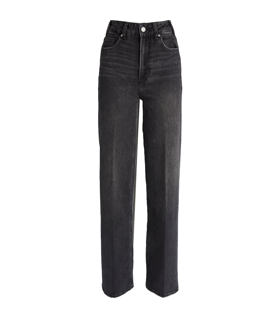 PAIGE Sasha Straight Jeans Viper Black