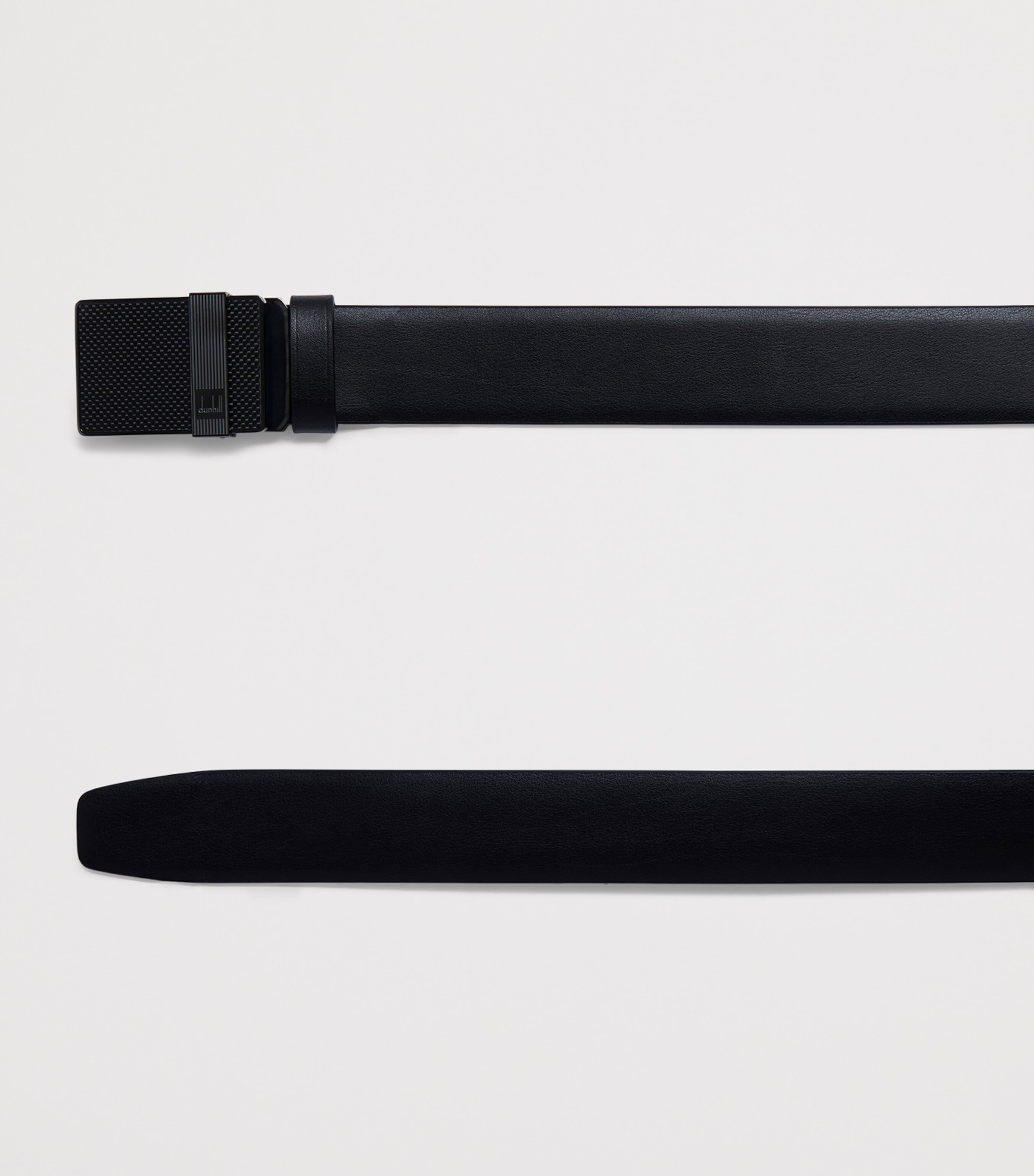 Leather Automatic Longtail Buckle Belt 001BLACK Image 3