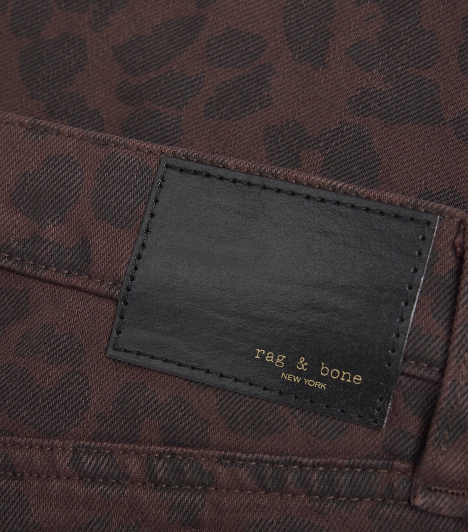 Leopard Shea Straight High-Rise Jeans LEOPARD Image 5