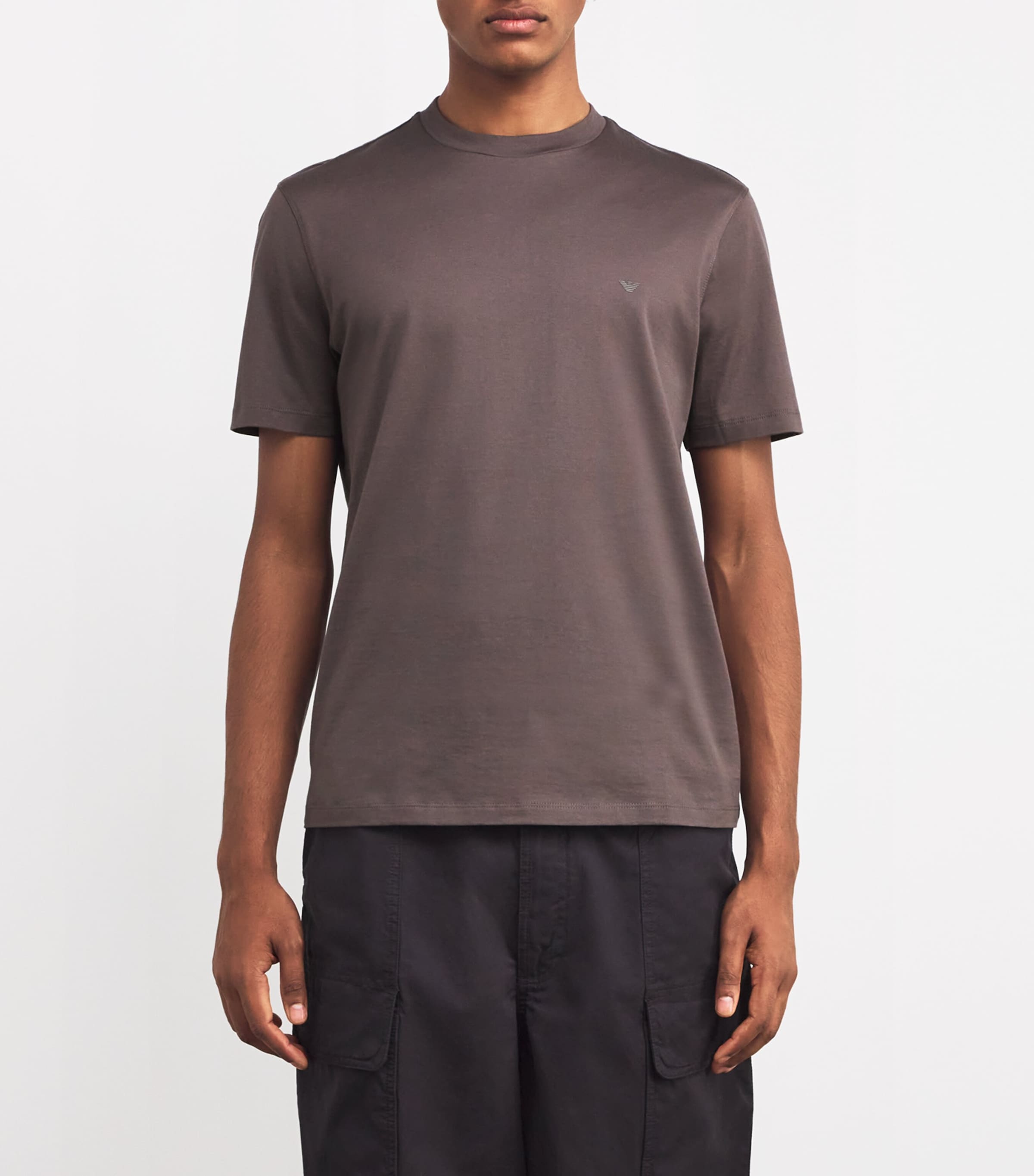 Emporio Armani Cotton Logo T-Shirt | Harrods US