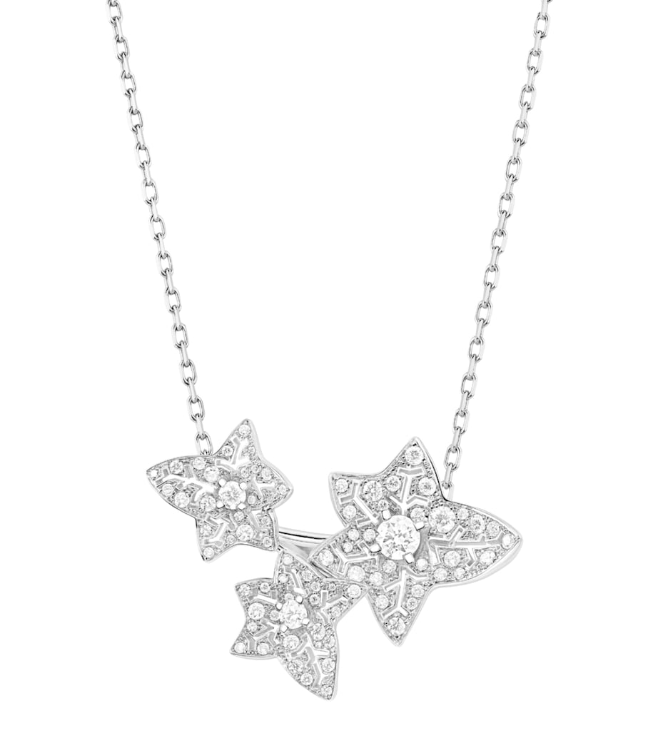 Boucheron White Gold and Diamond Lierre de Paris Necklace White Gold Image 2