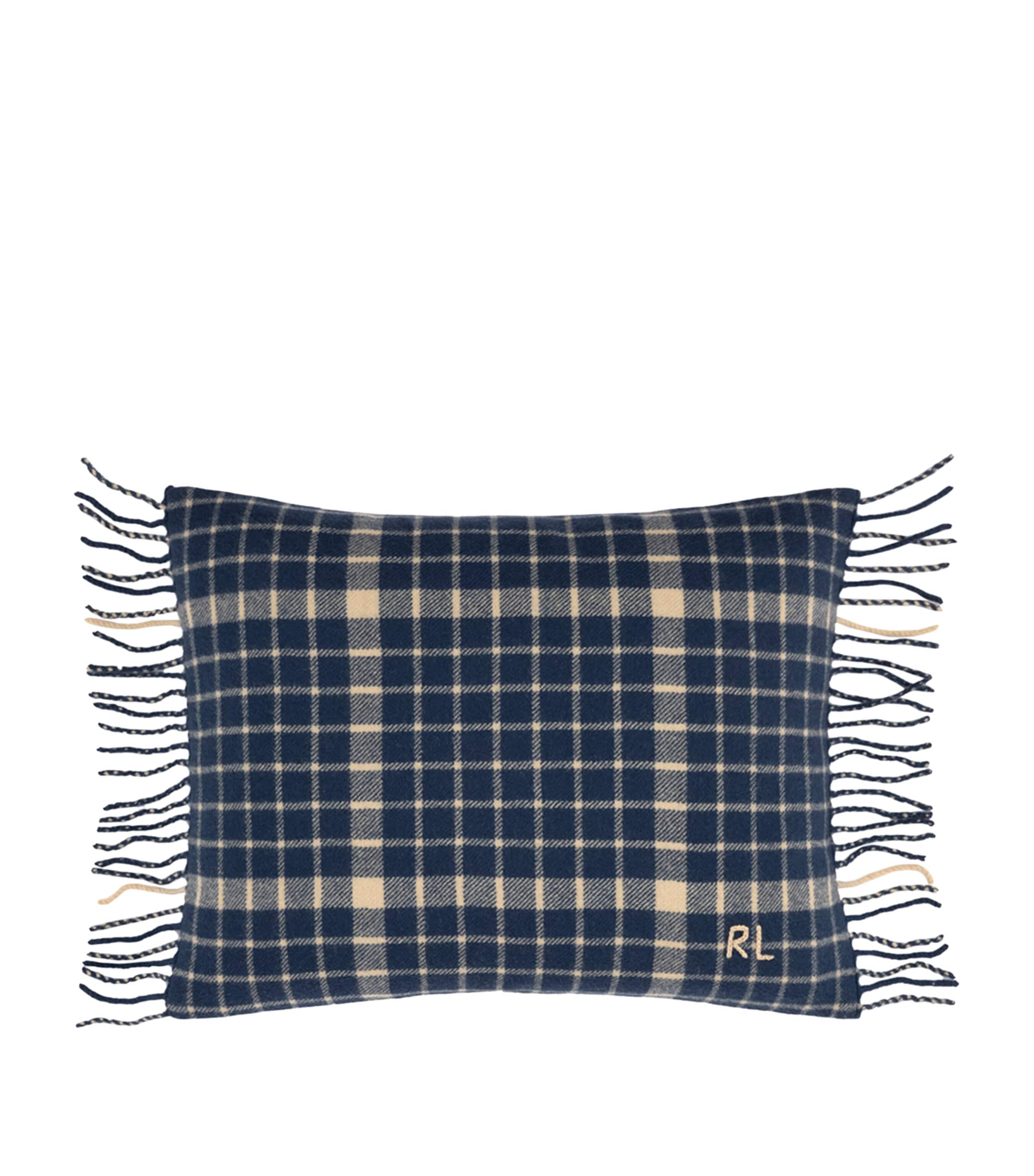Ralph Lauren Kathryn Rectangular Cushion Cover In Blue