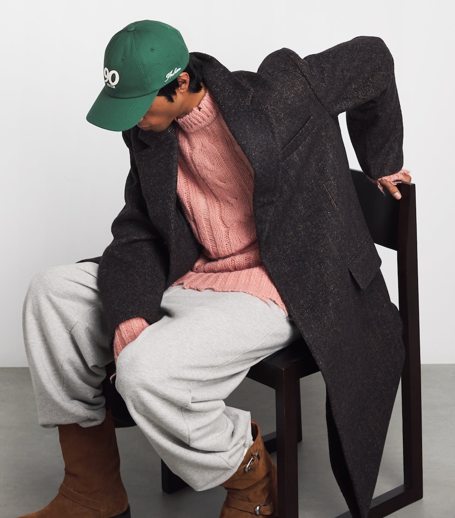System Cotton Embroidered Logo Cap Green Image 2