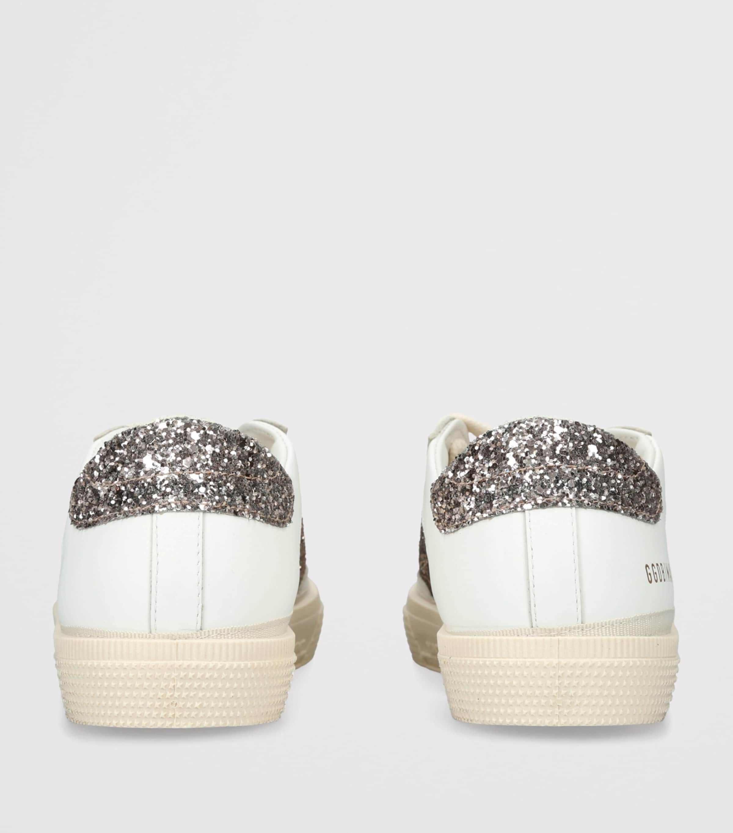 Golden Goose Leather May Sneakers Gold Comb Image 4