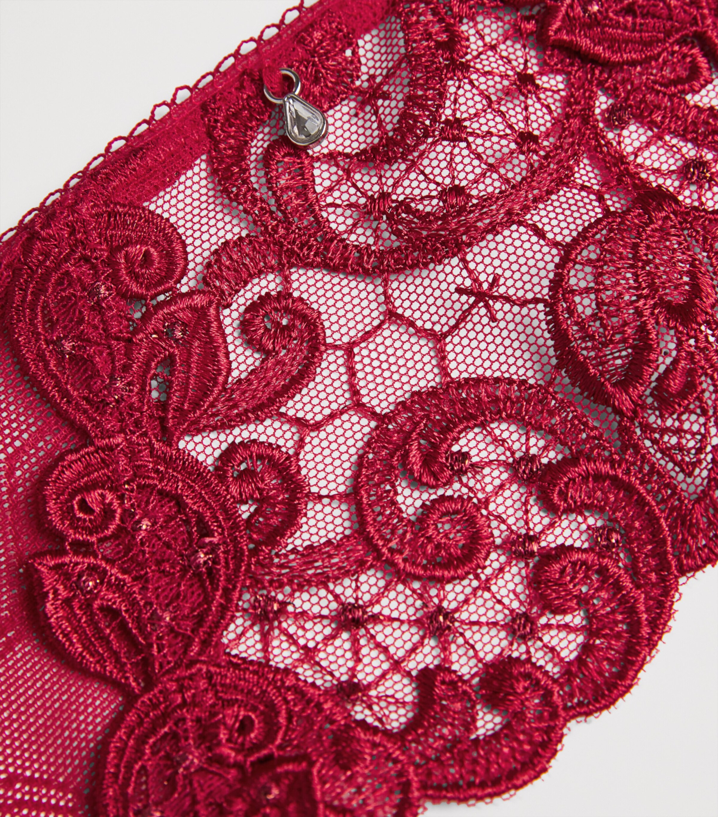 Fantasie Womens Portia Suspender Belt Red Red Image 4