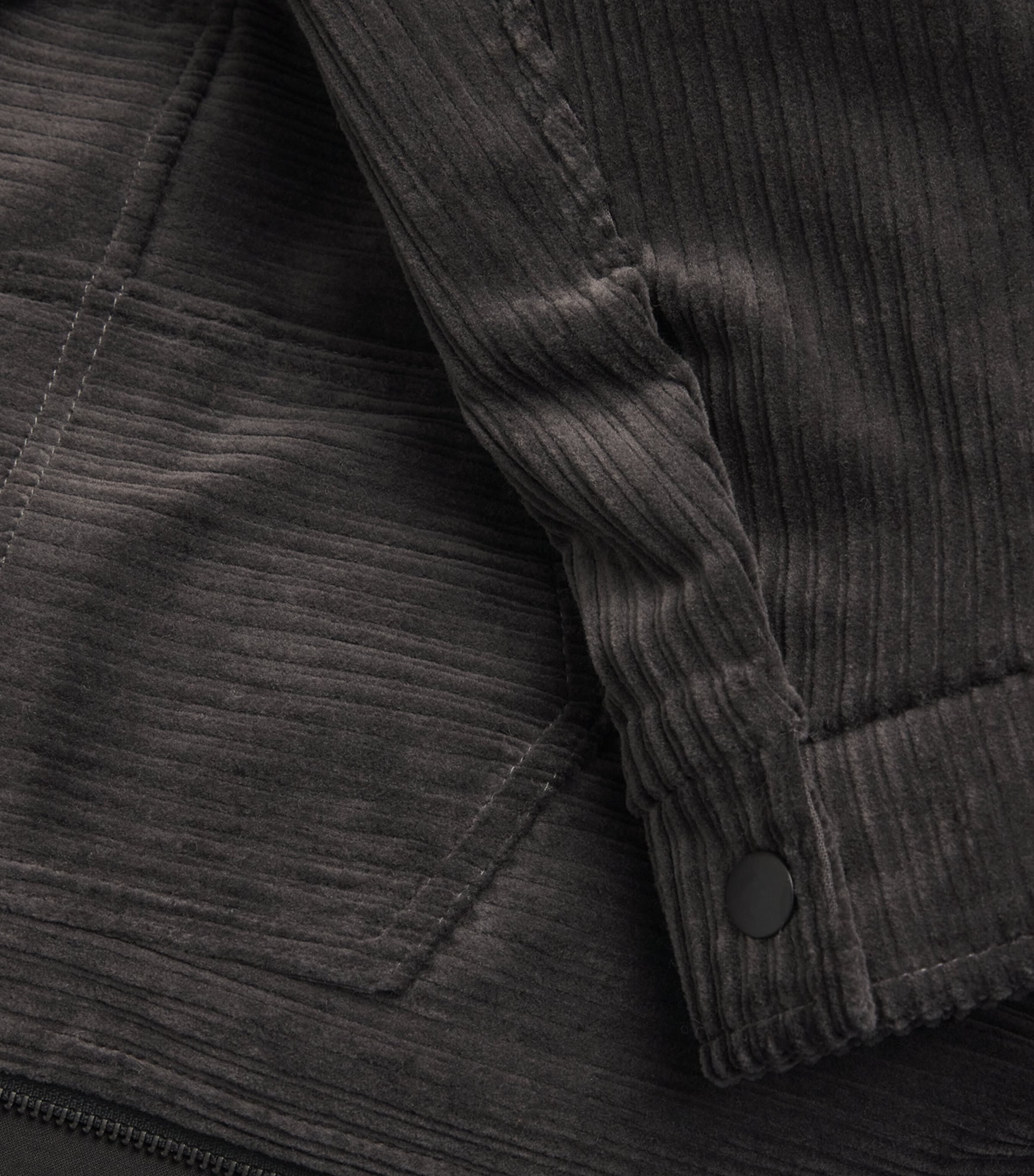 Stretch-Cotton Corduroy Norton Jacket GREY Image 5