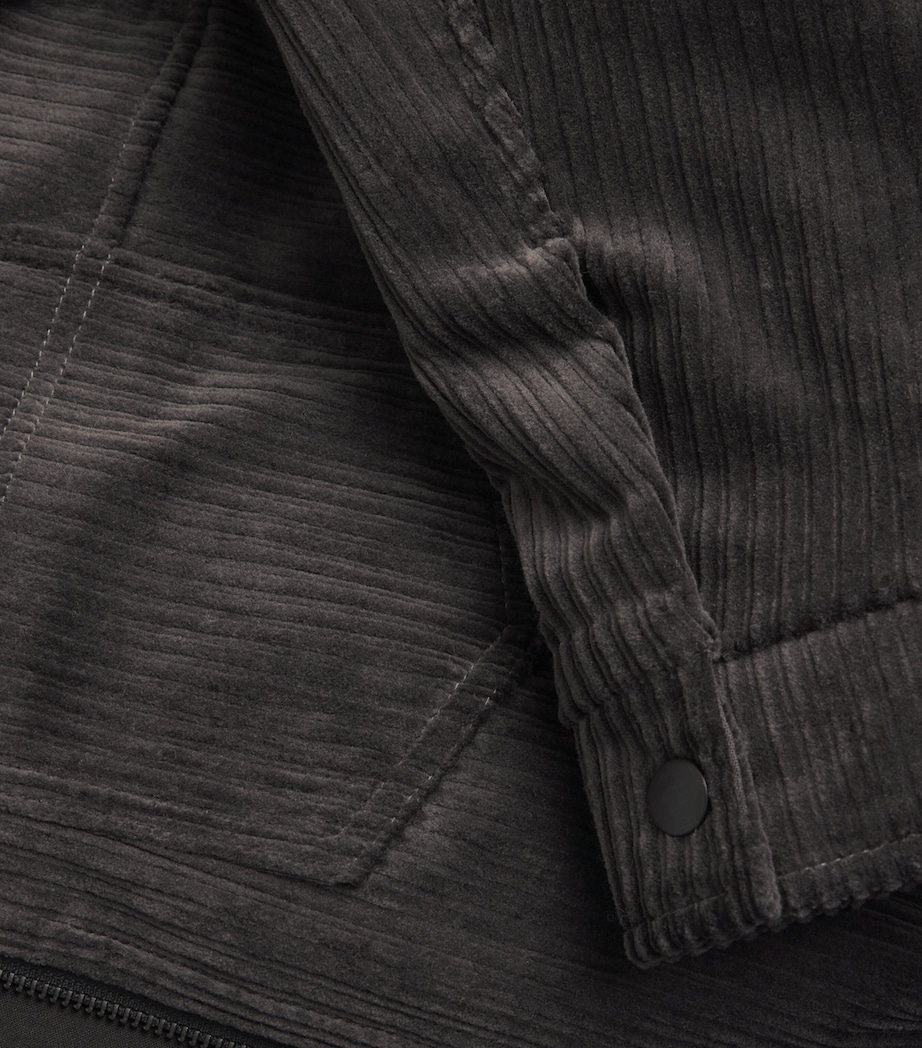 Stretch-Cotton Corduroy Norton Jacket GREY Image 5