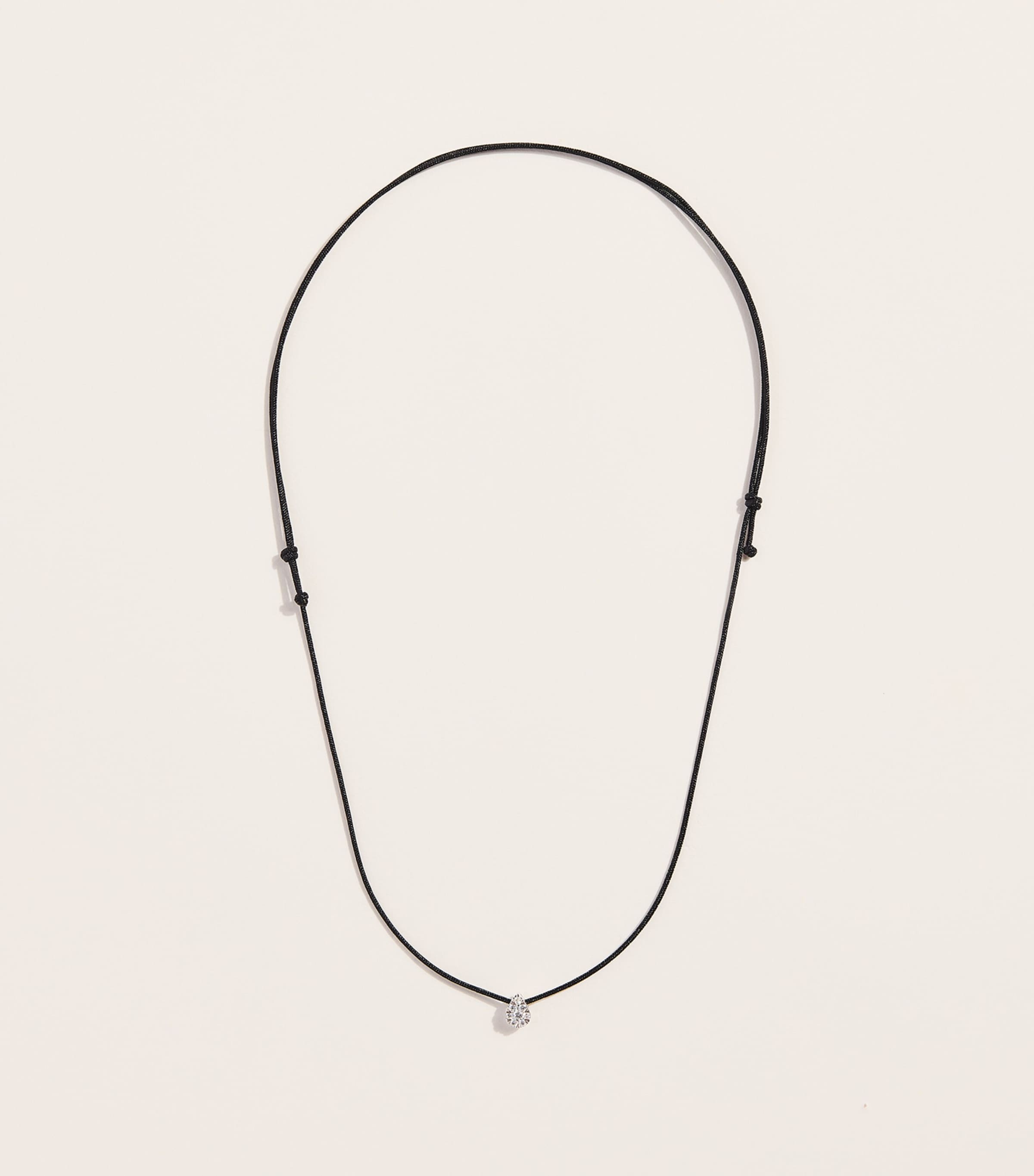Persée White Gold and Diamond Floating Necklace White Gold Image 3
