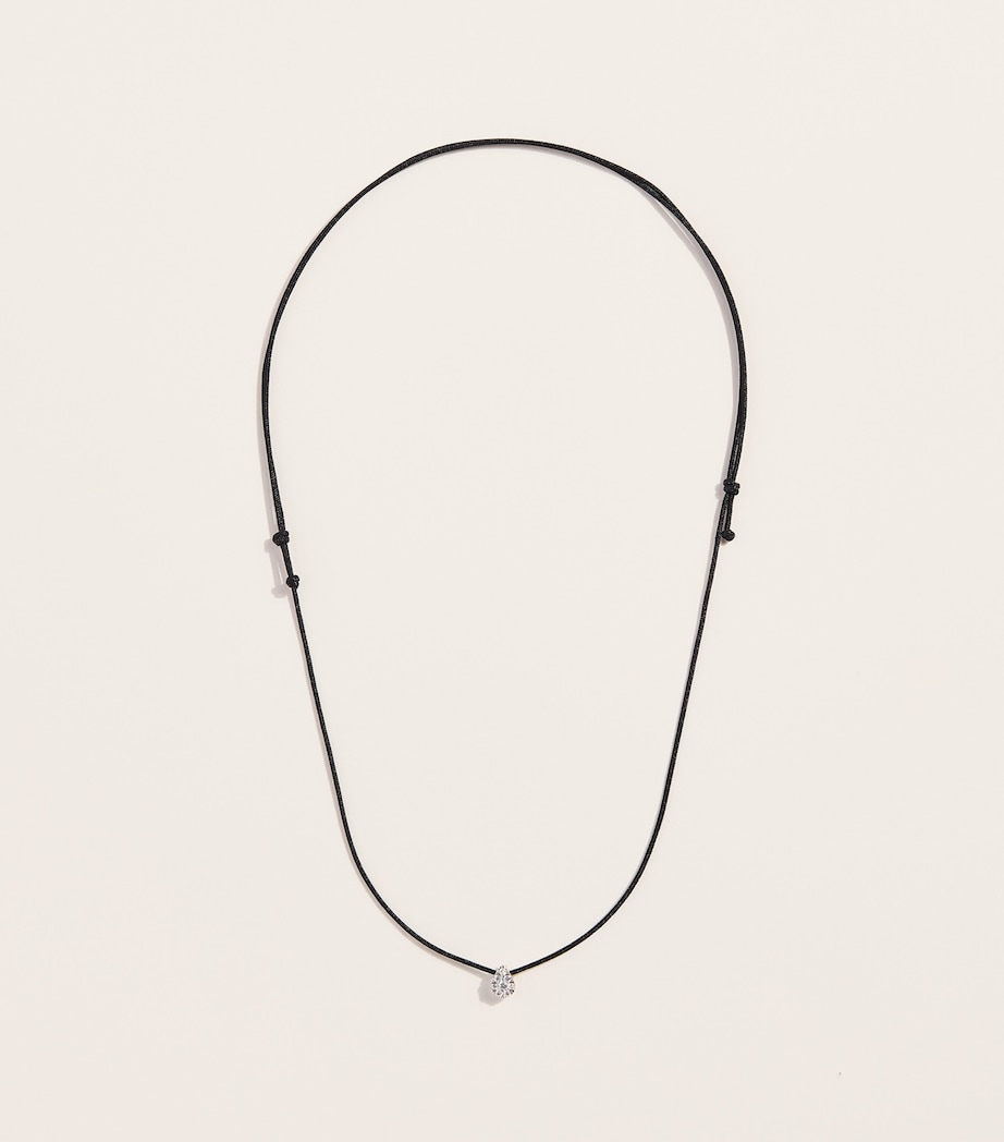 Persée White Gold and Diamond Floating Necklace White Gold Image 3