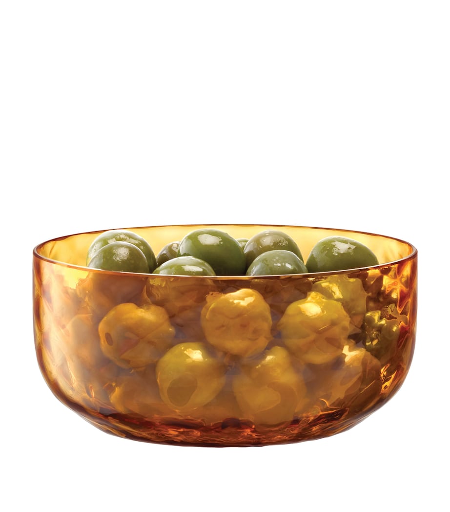Dapple Bowl (12cm) AMBER/ORANGE Image 3
