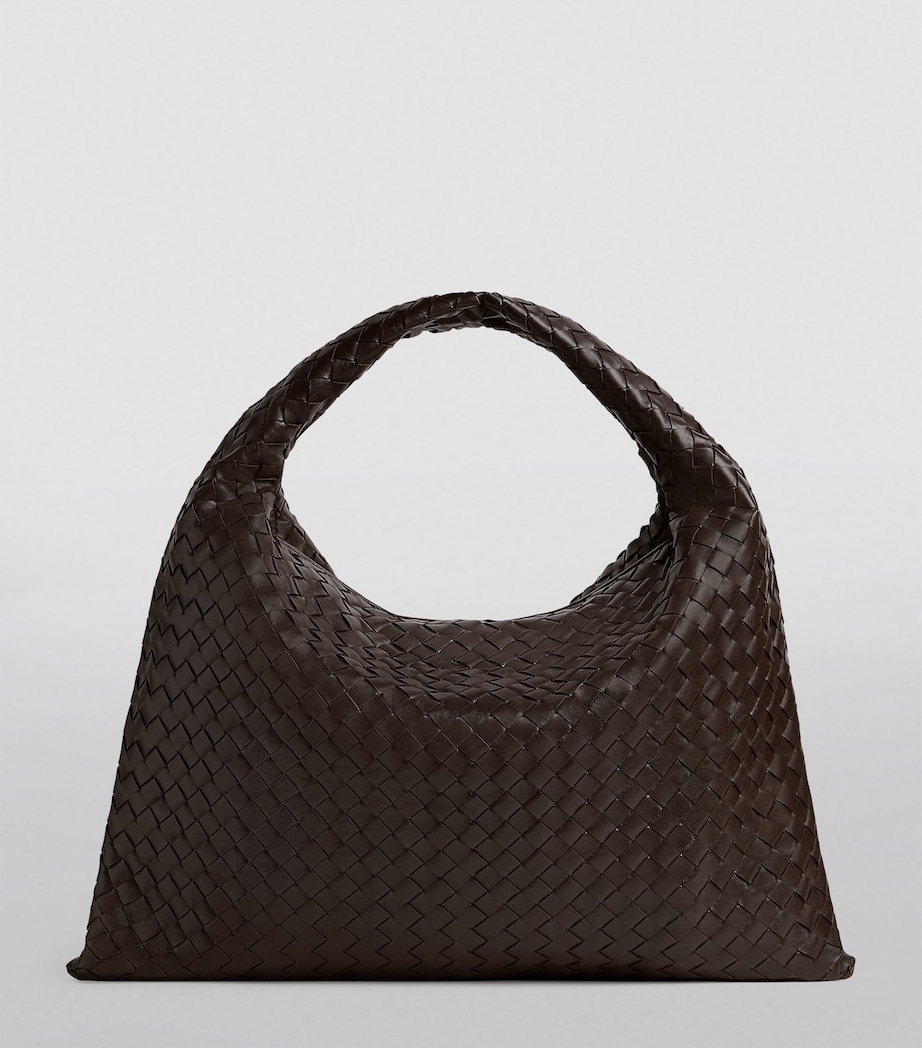 Large Leather Hop Shoulder Bag FONDANT-M BRASS Image 4