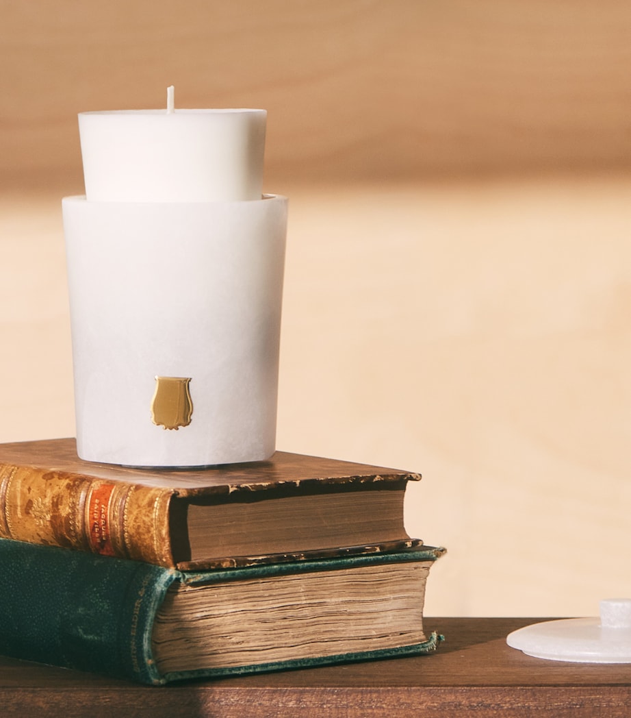 Trudon Alabaster Gabriel Scented Candle (270g) - Refill White Image 6