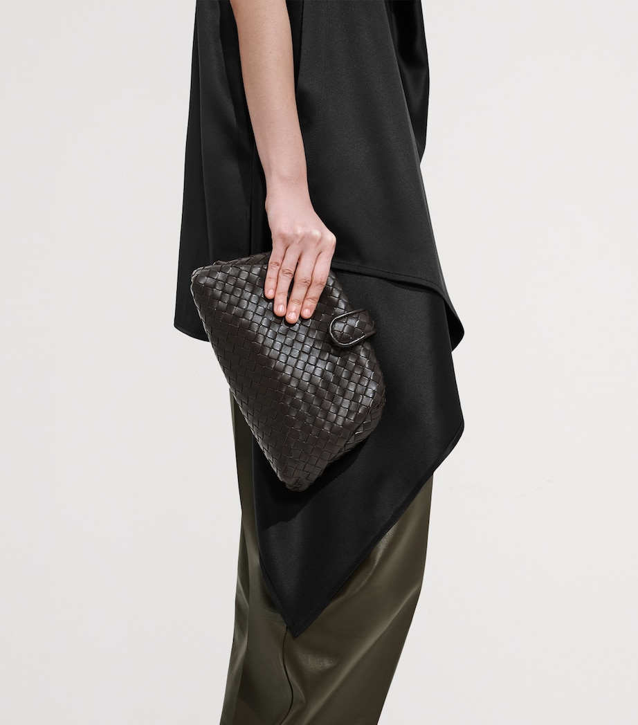 Bottega Veneta Small Leather Lauren 1980 Clutch Bag Image 5