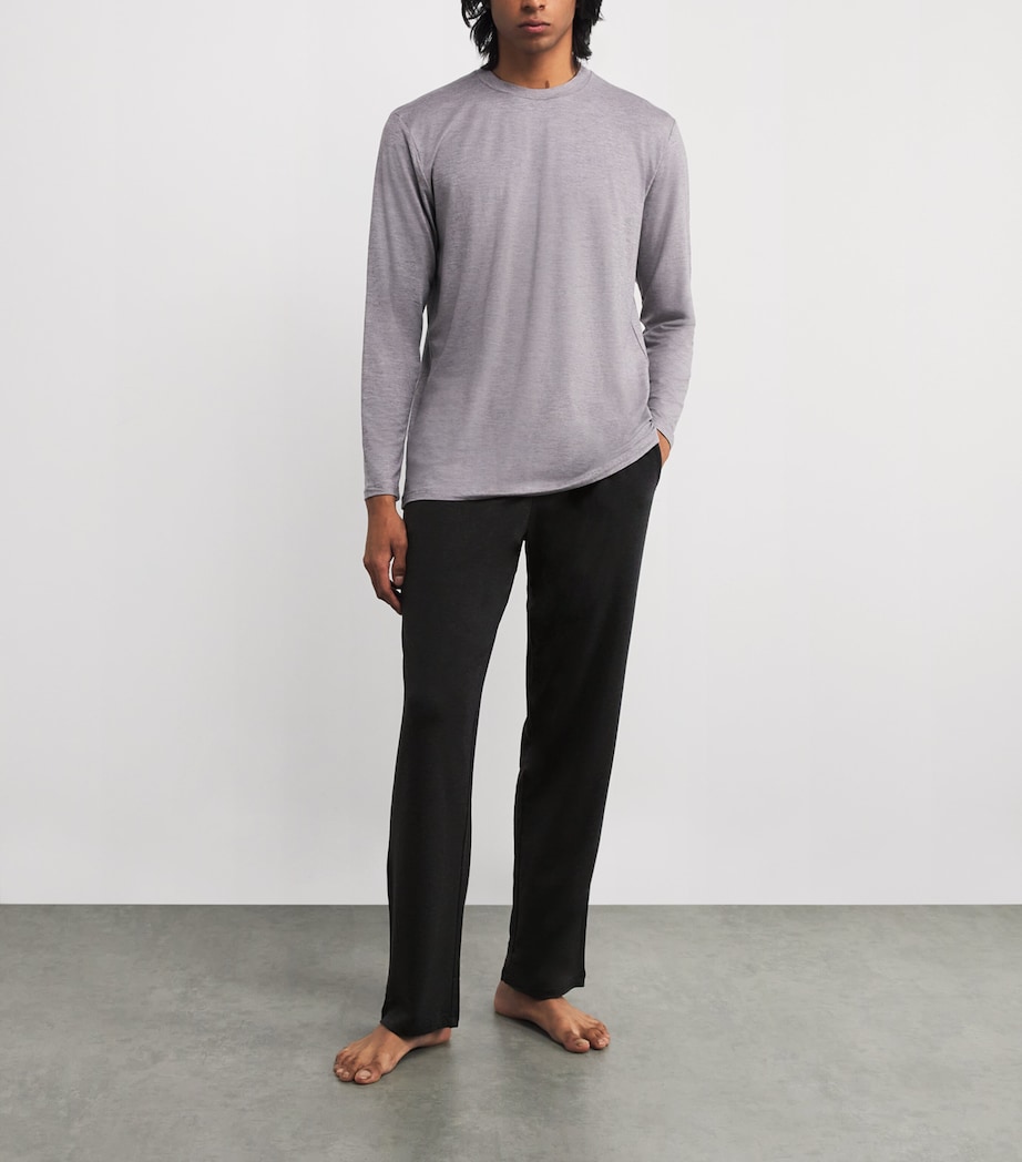 Soft Lounge Trousers 594 DGREY MELANGE Image 2