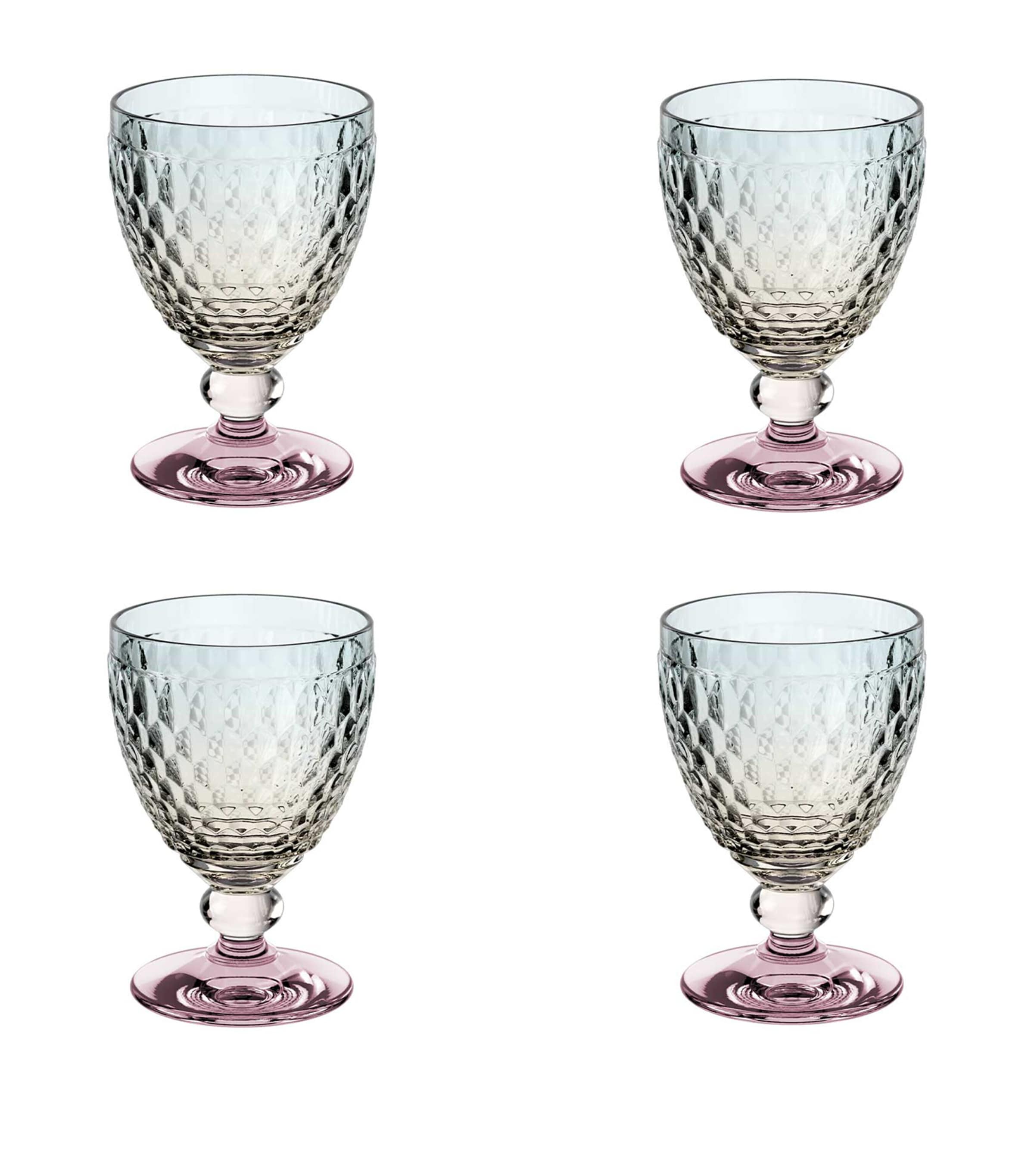 Set of 4 Boston Pearl Red Wine Glasses (200ml) MULTI Image 1
