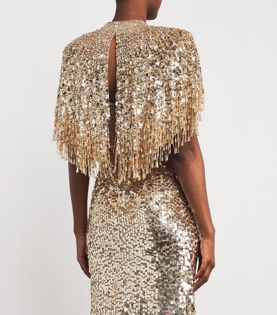 Beaded Chantelle Cape 2120 CSHMRE T G BDNG Image 4