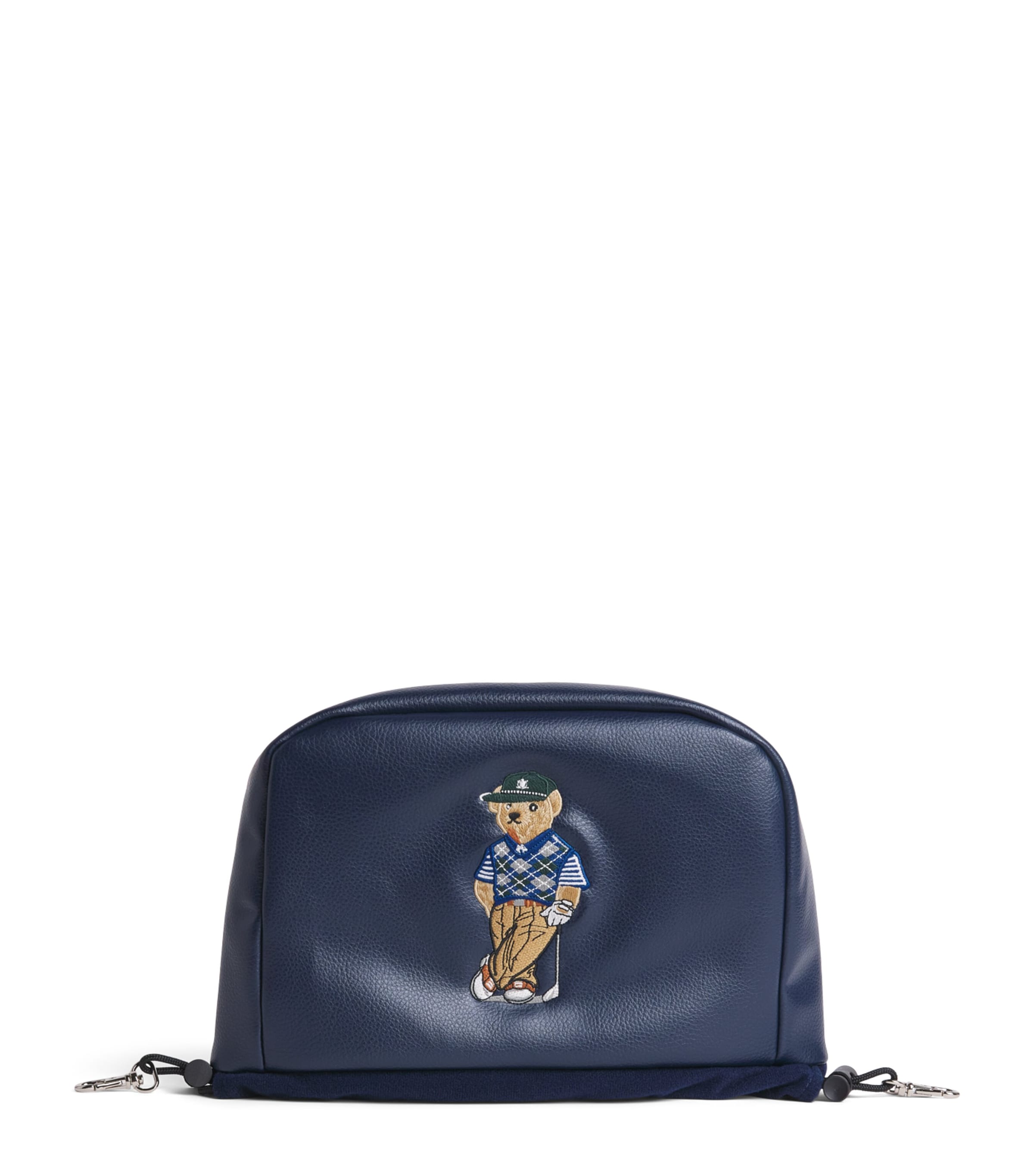 RLX Ralph Lauren Mens Polo Bear Golf Iron Cover Navy Image 1