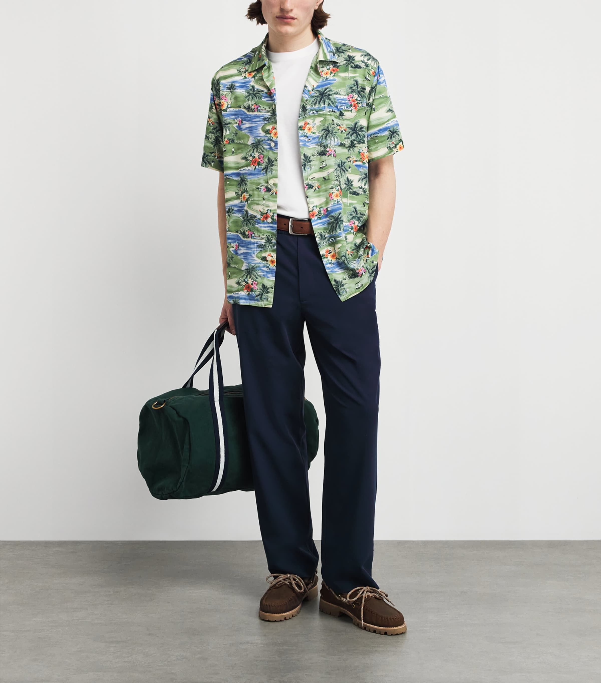 RLX Ralph Lauren Mens Golf Print Shirt A Day On The Course Image 2