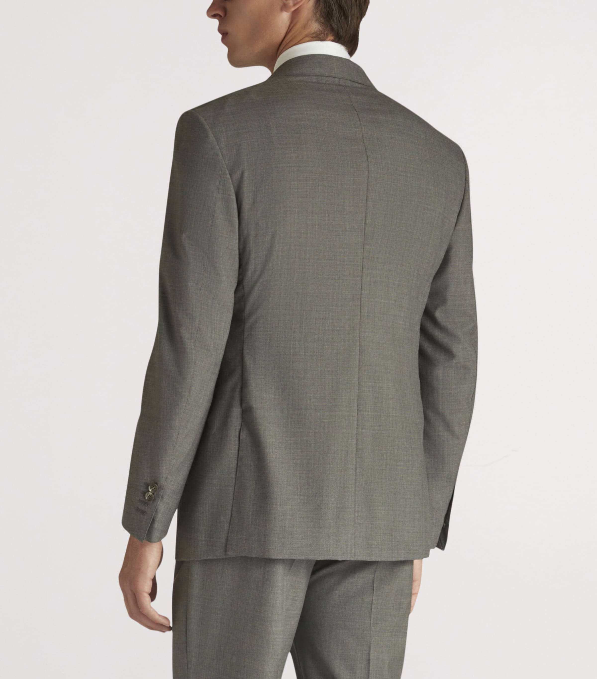 Wool-Cashmere Bourdon Blazer 037MID GREY Image 4