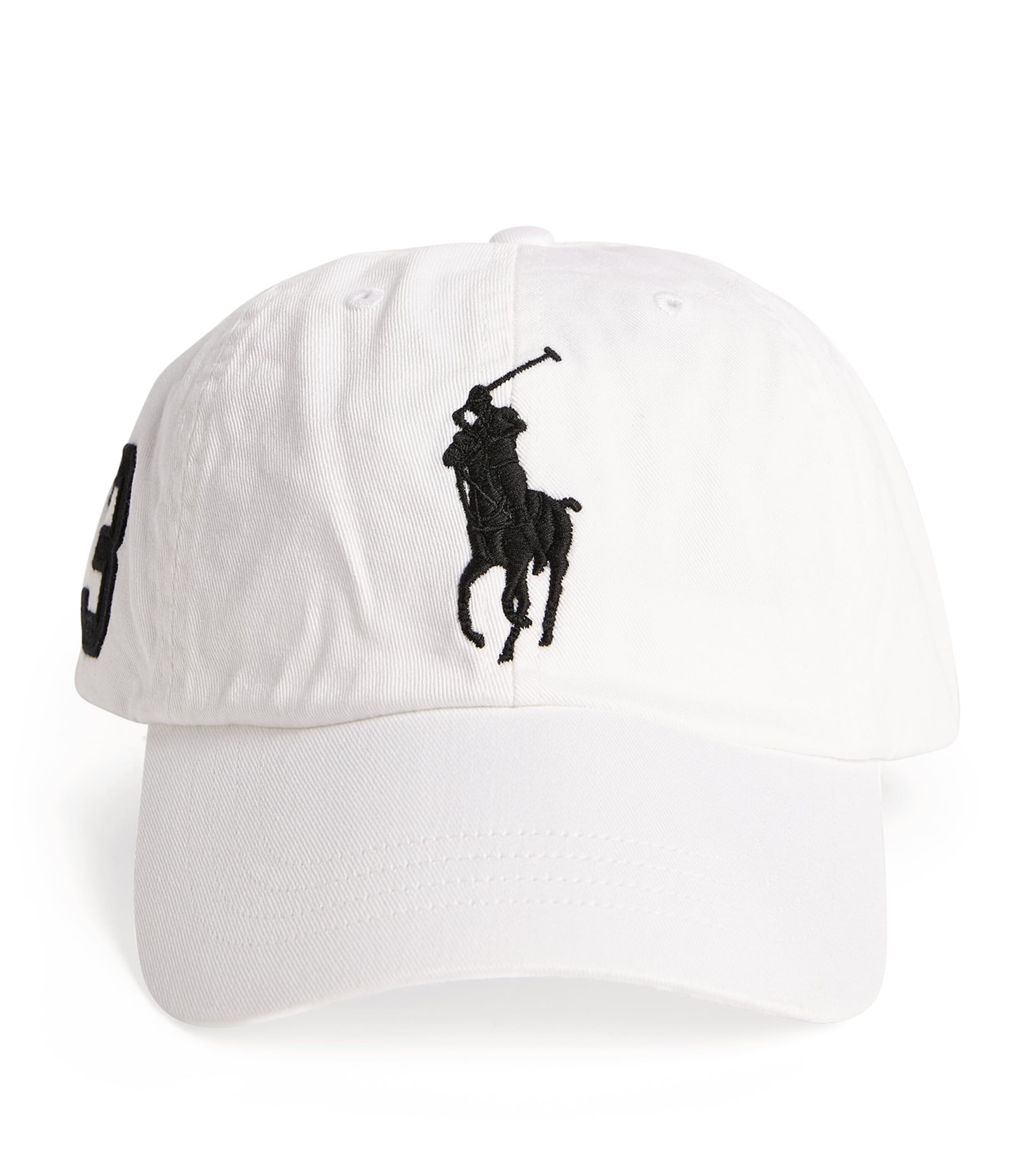 Polo Ralph Lauren Cotton Big Polo Pony Baseball Cap White Image 2