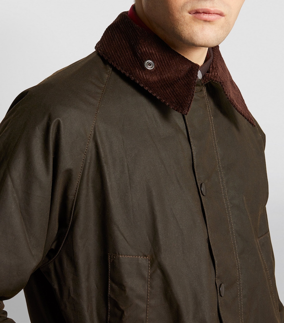 Waxed Bedale Jacket OLIVE Image 13