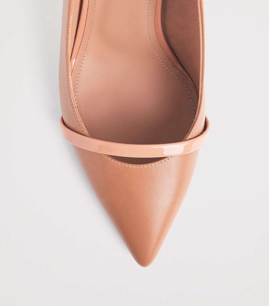 Malone Souliers Leather Marion Slingback Pumps 70 Blush Image 6
