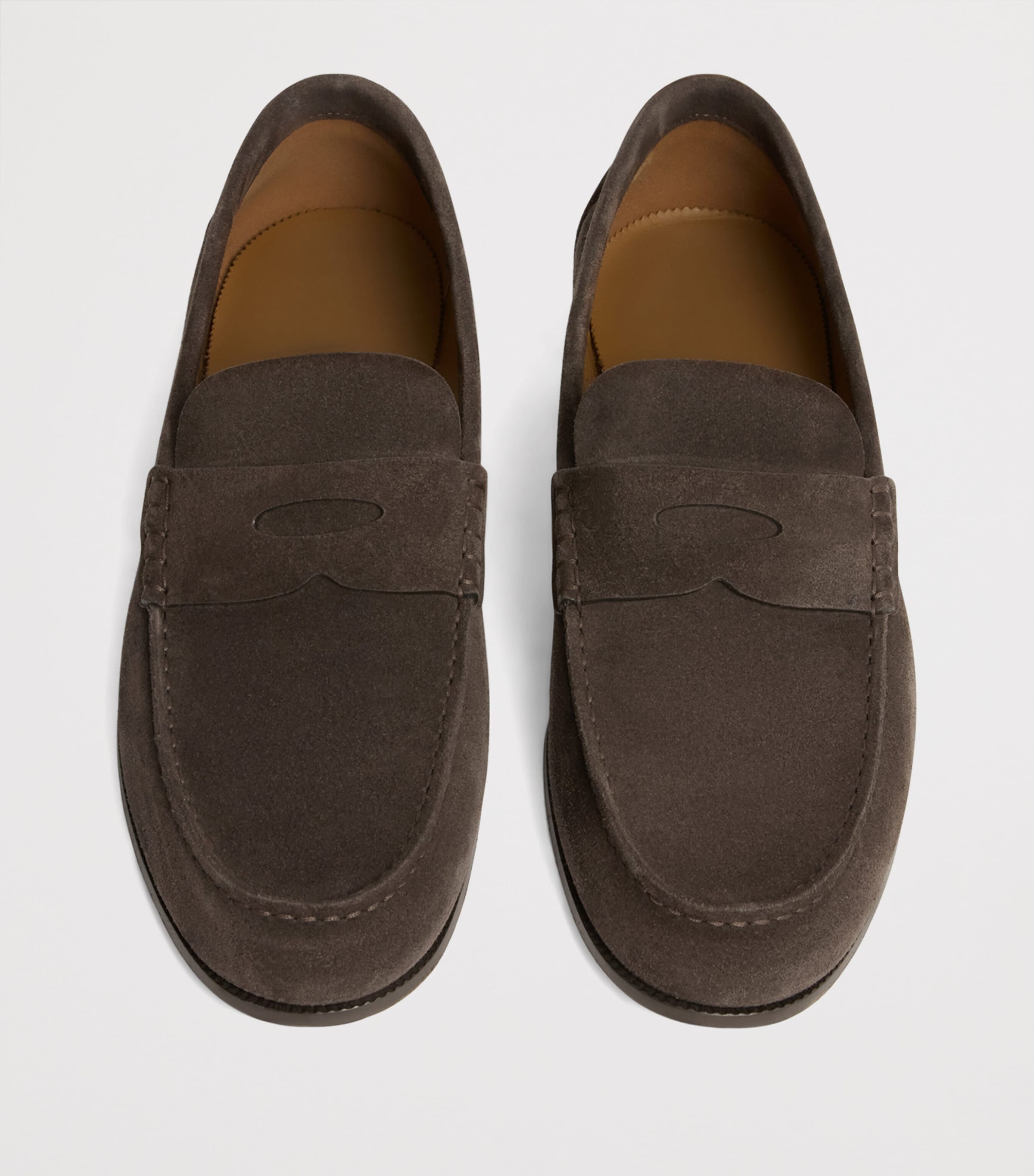 Suede Heddon Flex Loafers 029CLAY Image 4