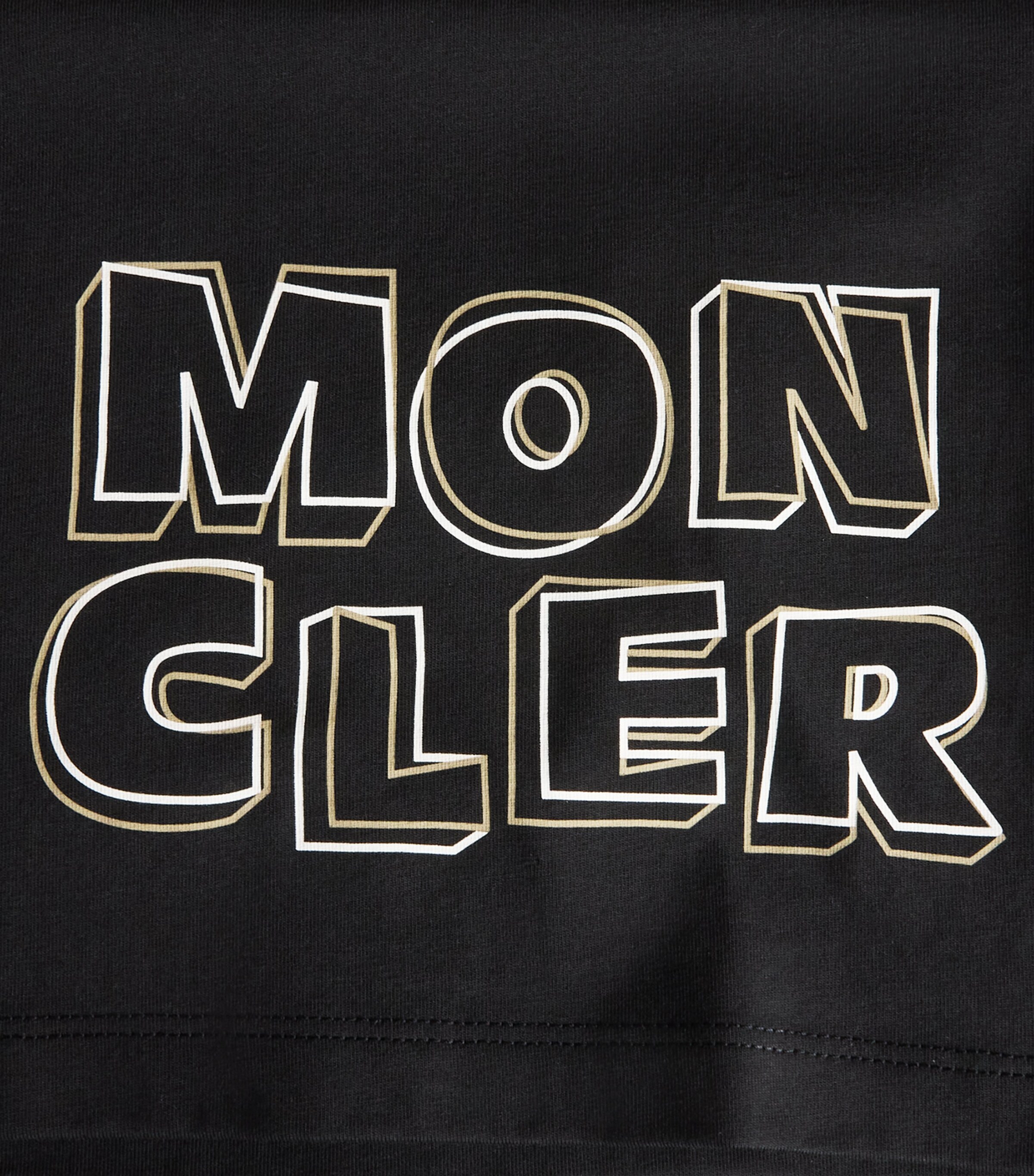 Moncler Enfant Cotton Logo T-Shirt (8-10 Years) Image 4