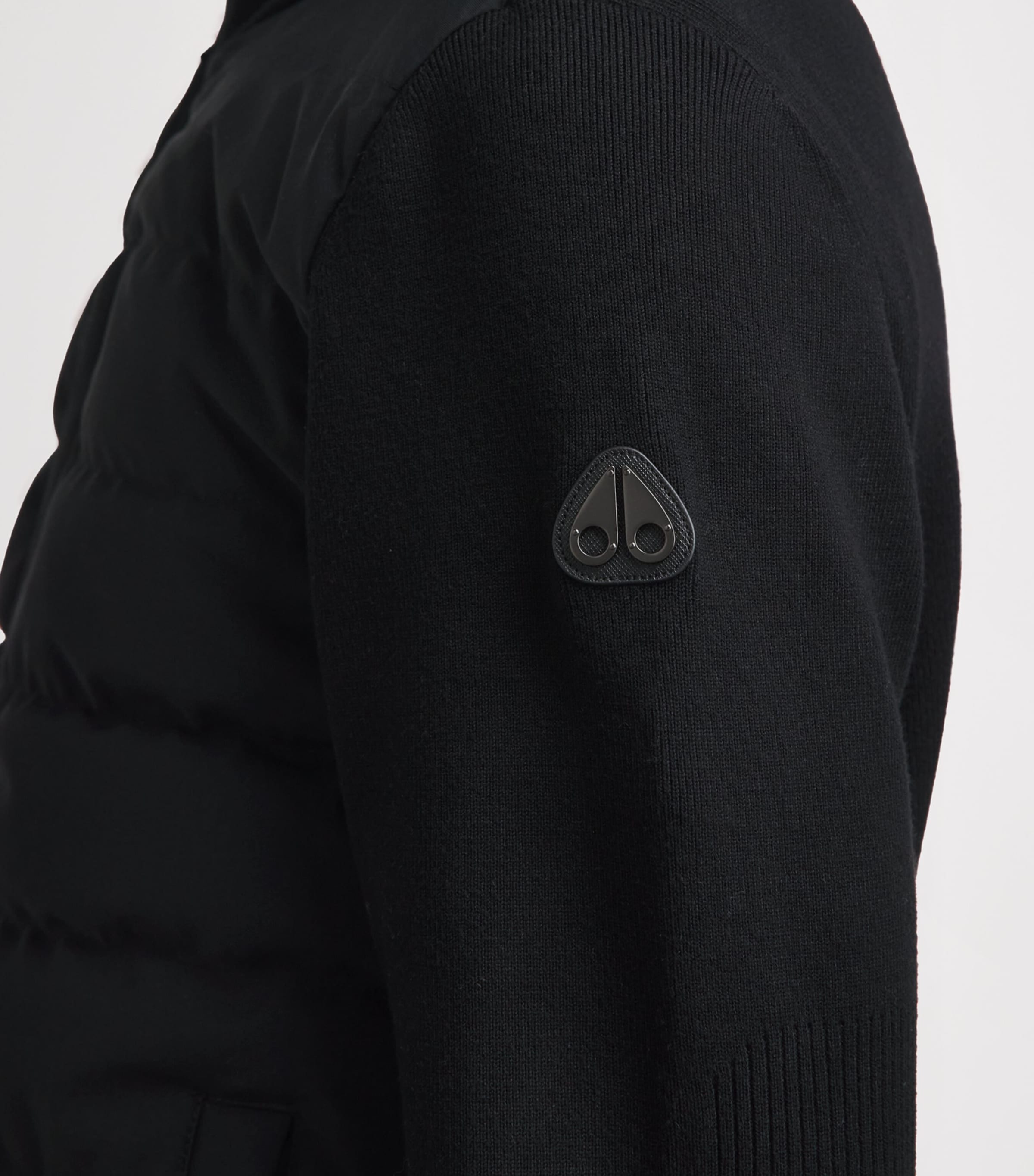 Moose Knuckles Mens Kamet Hybrid Jacket Black Image 3