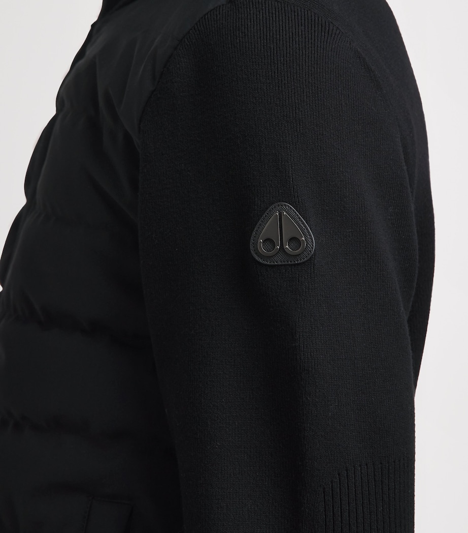Moose Knuckles Mens Kamet Hybrid Jacket Black Image 3