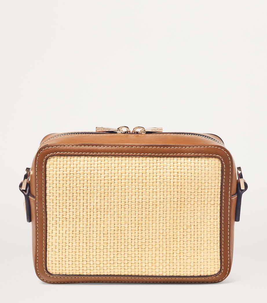 Leather Woven Camera Bag NEUTRAL Image 2