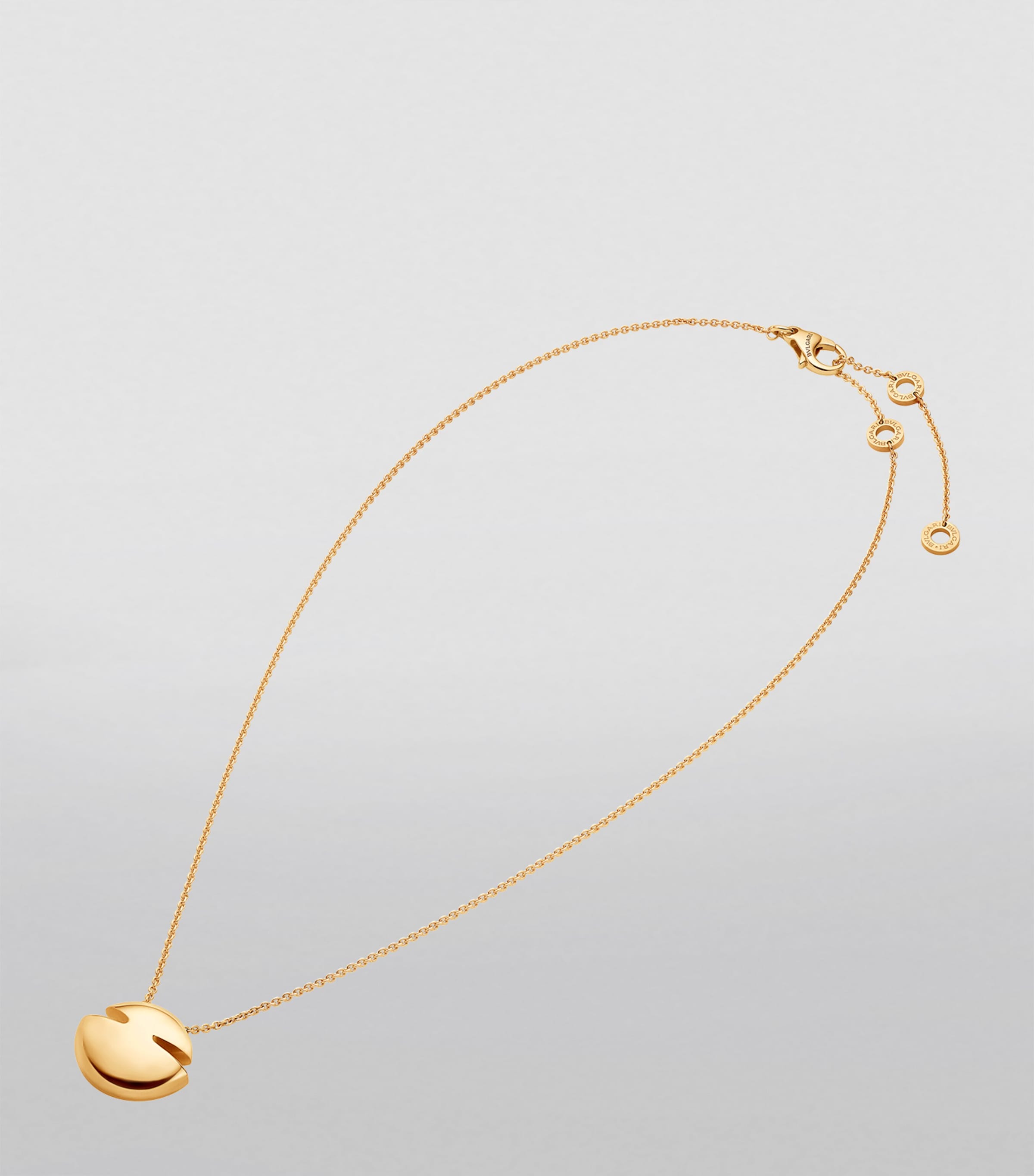 Yellow Gold Cabochon Necklace YELLOW GOLD Image 2