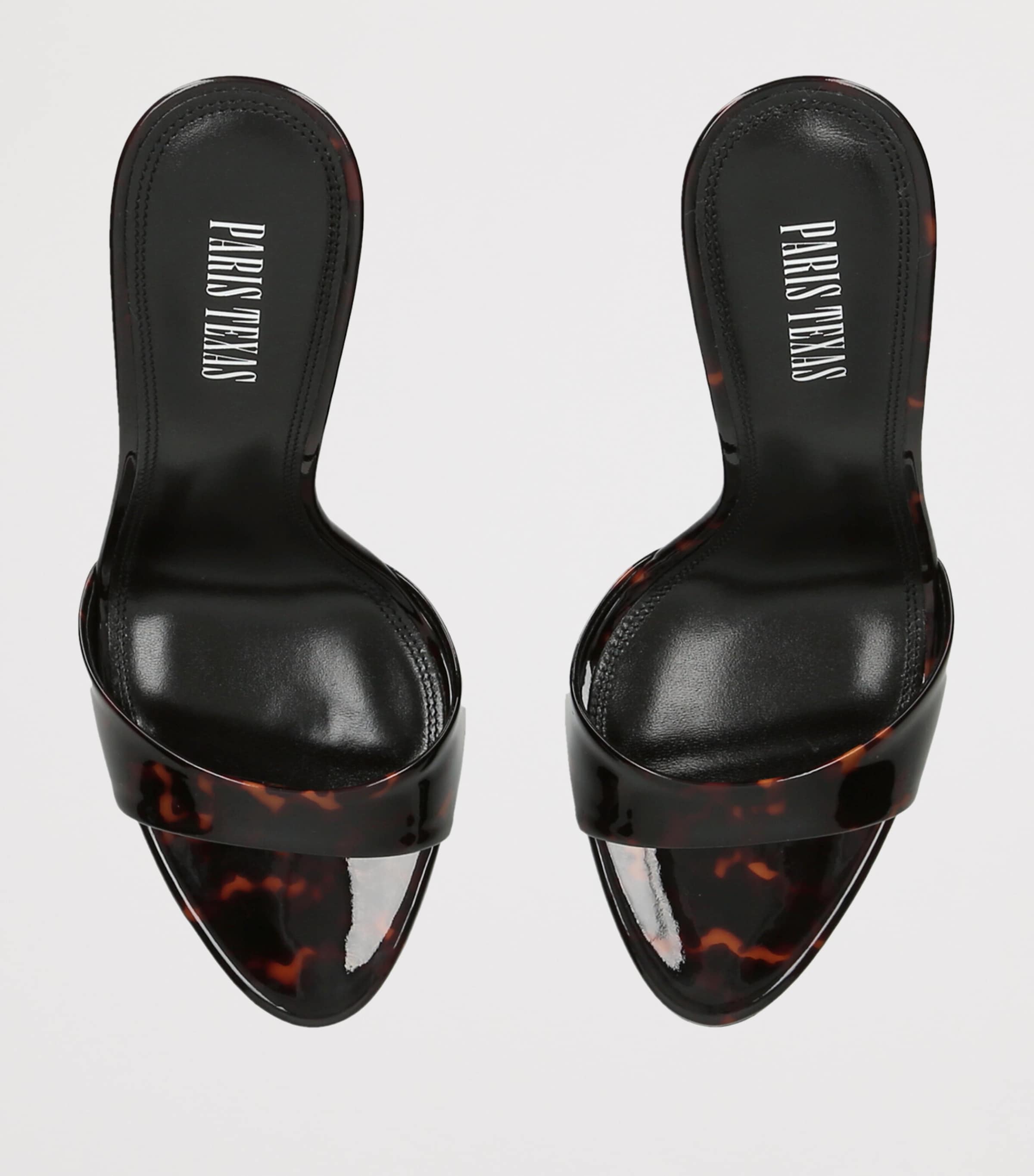 Paris Texas Patent Leather Lidia Mules 105 Dk.brn Com Image 3