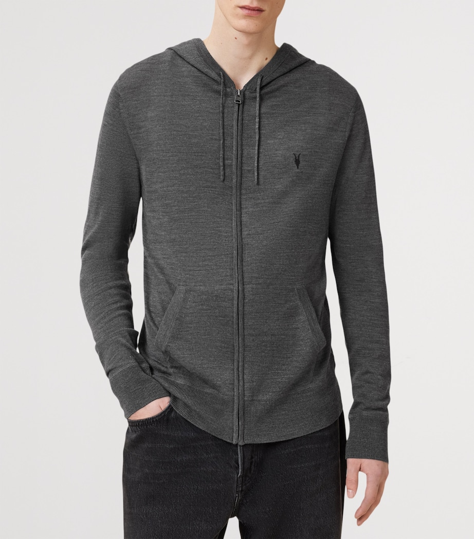 Merino Wool Mode Hoodie MONUMENT GREY Image 4