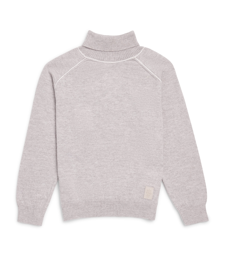 Eleventy Kids Virgin Wool Rollneck Sweater (2-16 Years) Bei Ch.mel/avo Image 1