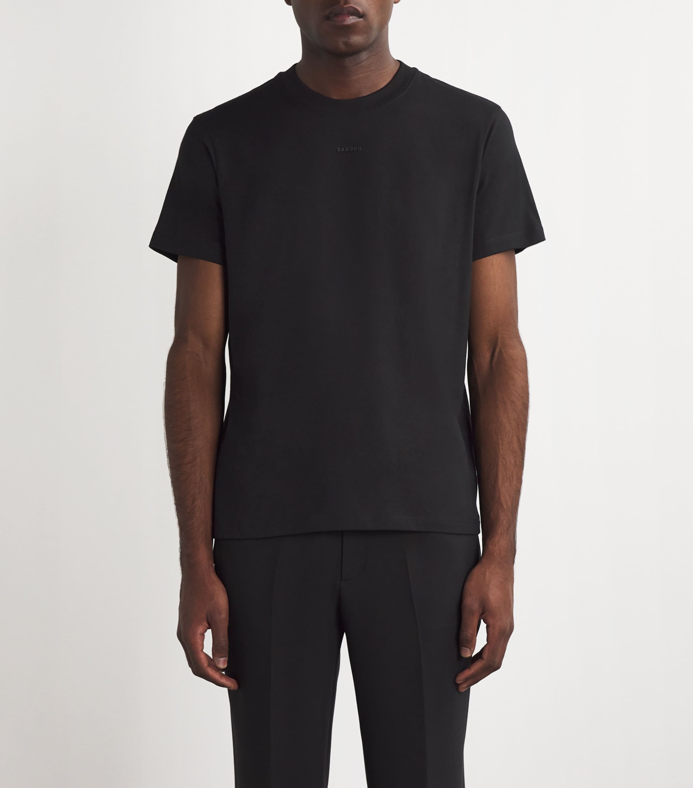 Cotton Logo T-Shirt BLACK Image 3