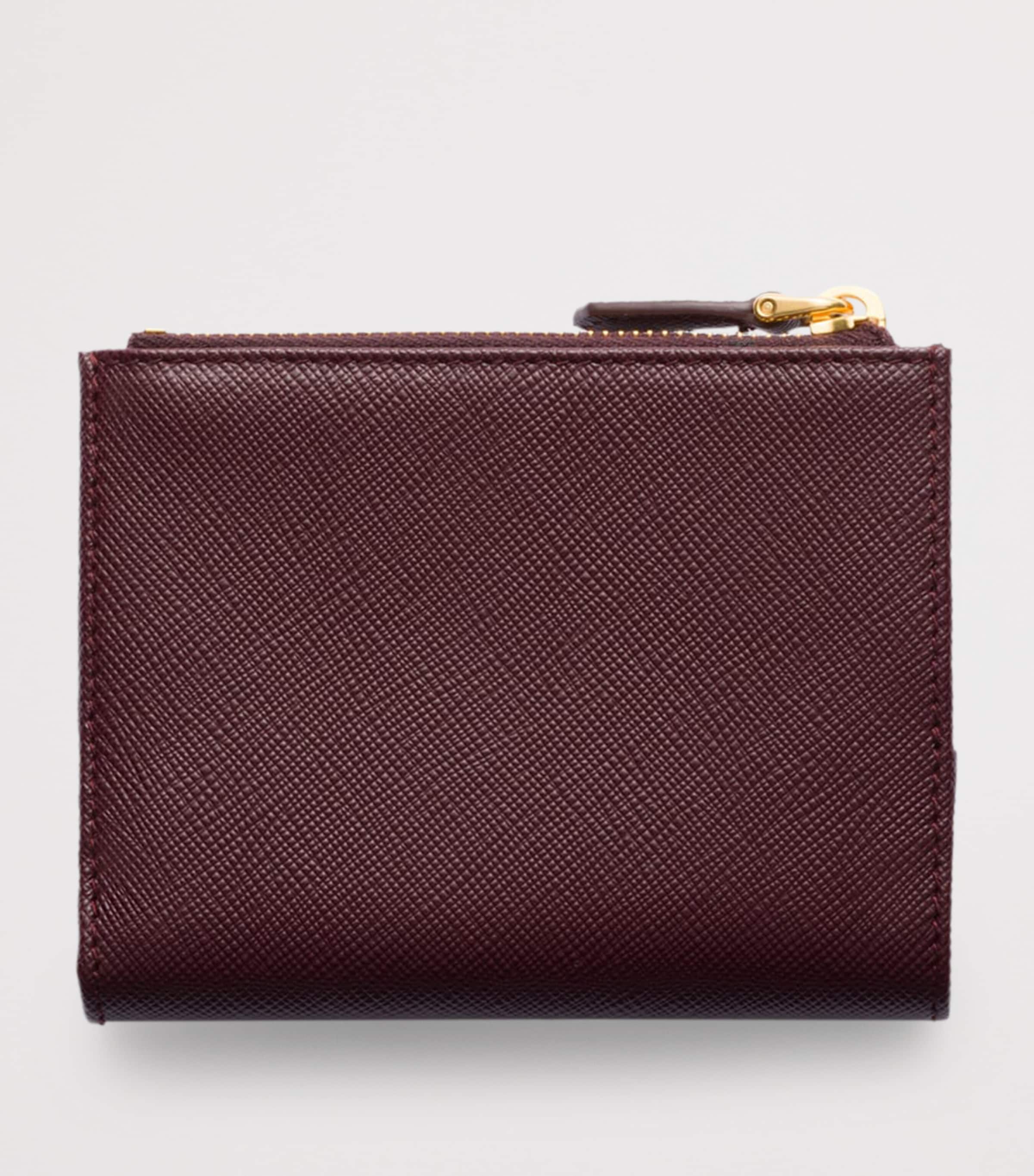 Small Saffiano Leather Wallet F0007 Image 3