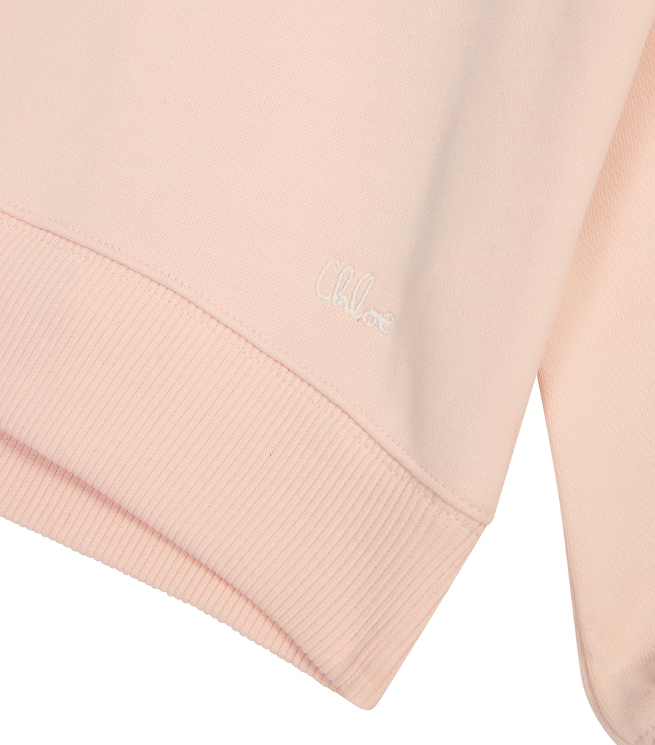 Frill-Shoulder Sweatshirt (6-12 Years) PETAL PINK Image 2