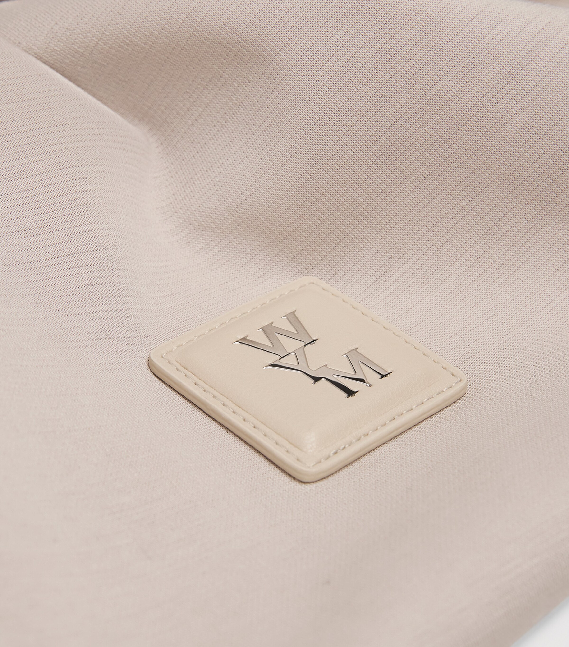 Wooyoungmi Mens Cotton Logo T-Shirt Beige Image 5