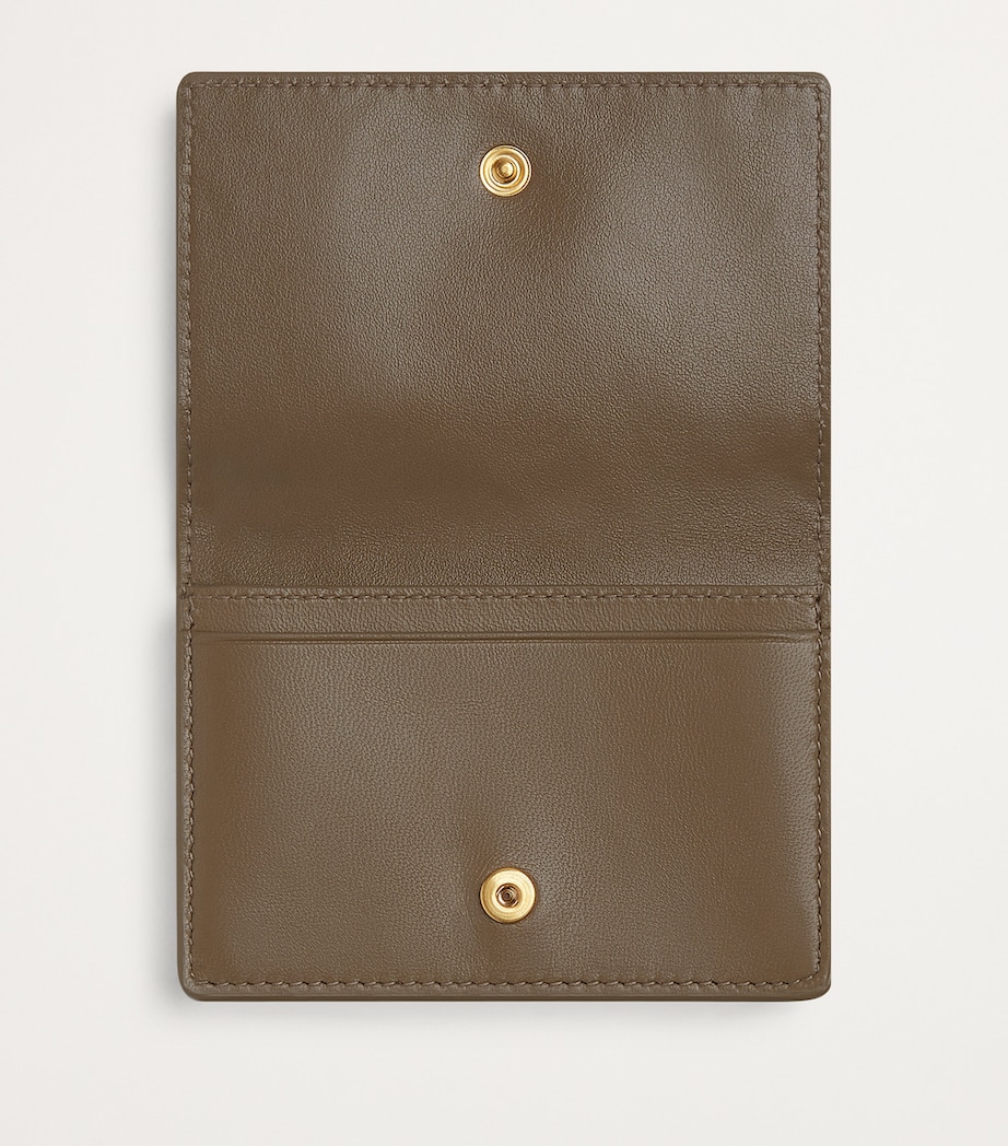 Leather Intrecciato Card Holder 2355 Image 3