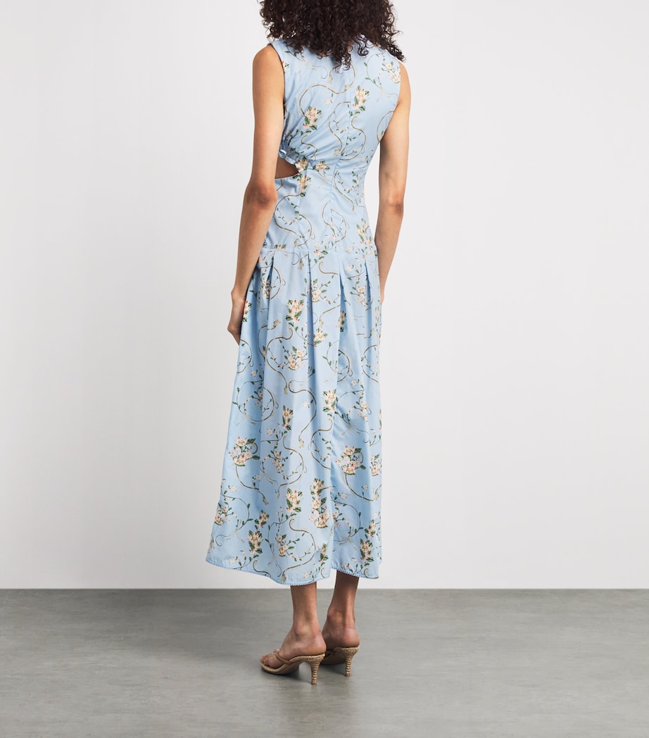 Agua By Agua Bendita Womens Cotton OtoNo Navegante Midi Dress Image 4