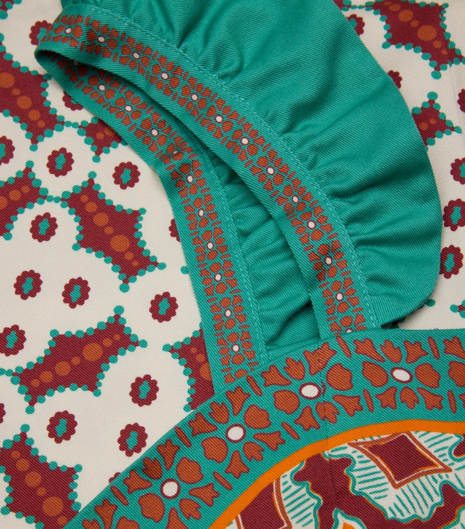 Printed Gingerbread Mini Dress OR04 PAGODA PLAC�E Image 2