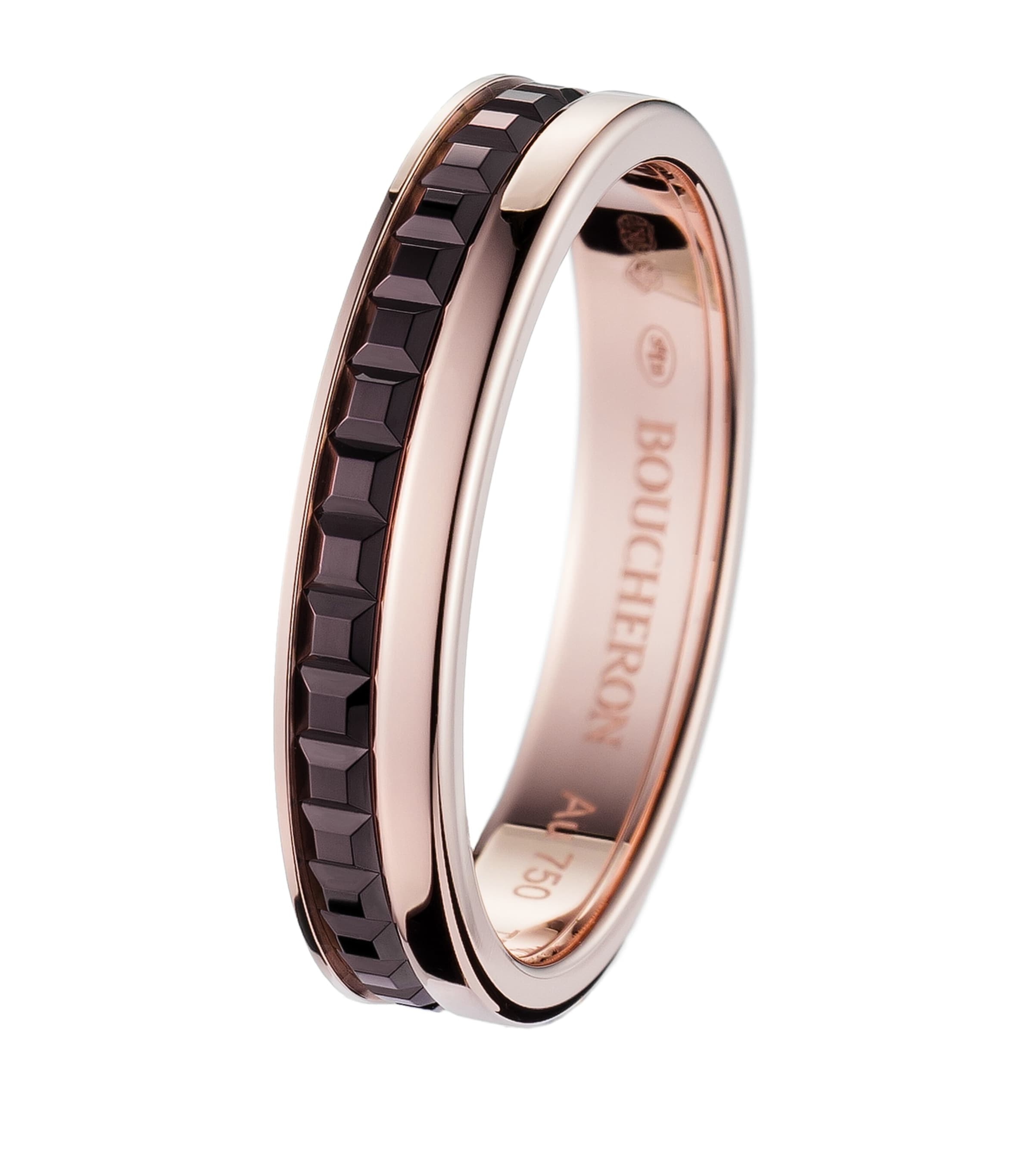 Shop Boucheron Rose Gold Quatre Classique Wedding Band